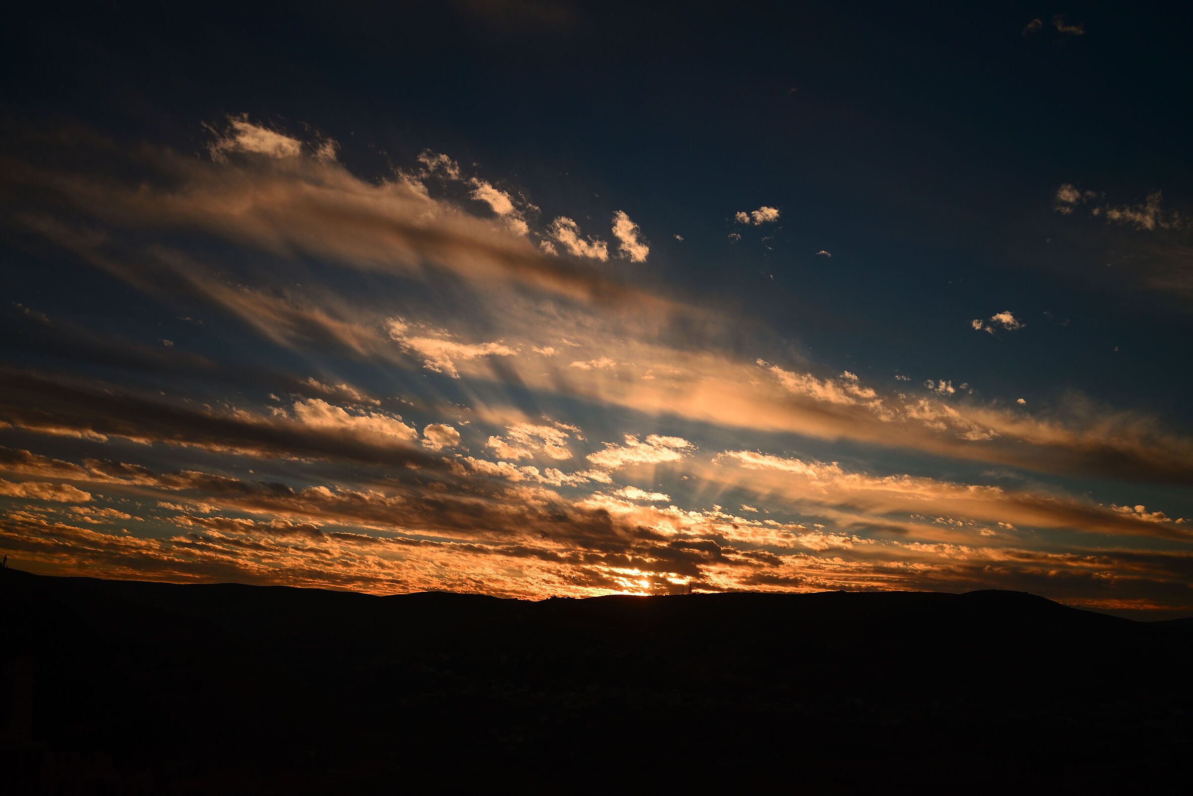 Tramonto ad Al-Karak