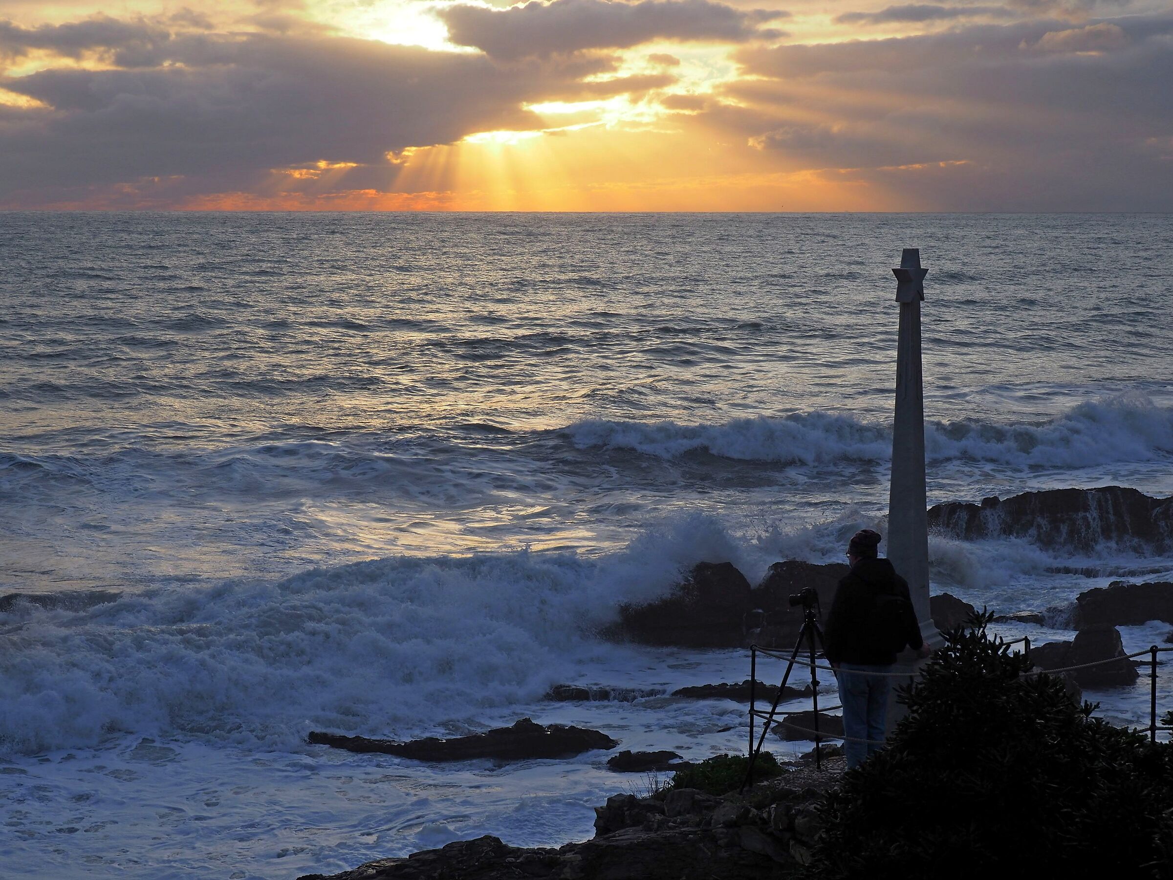 Il mare dallo scoglio dei Mille