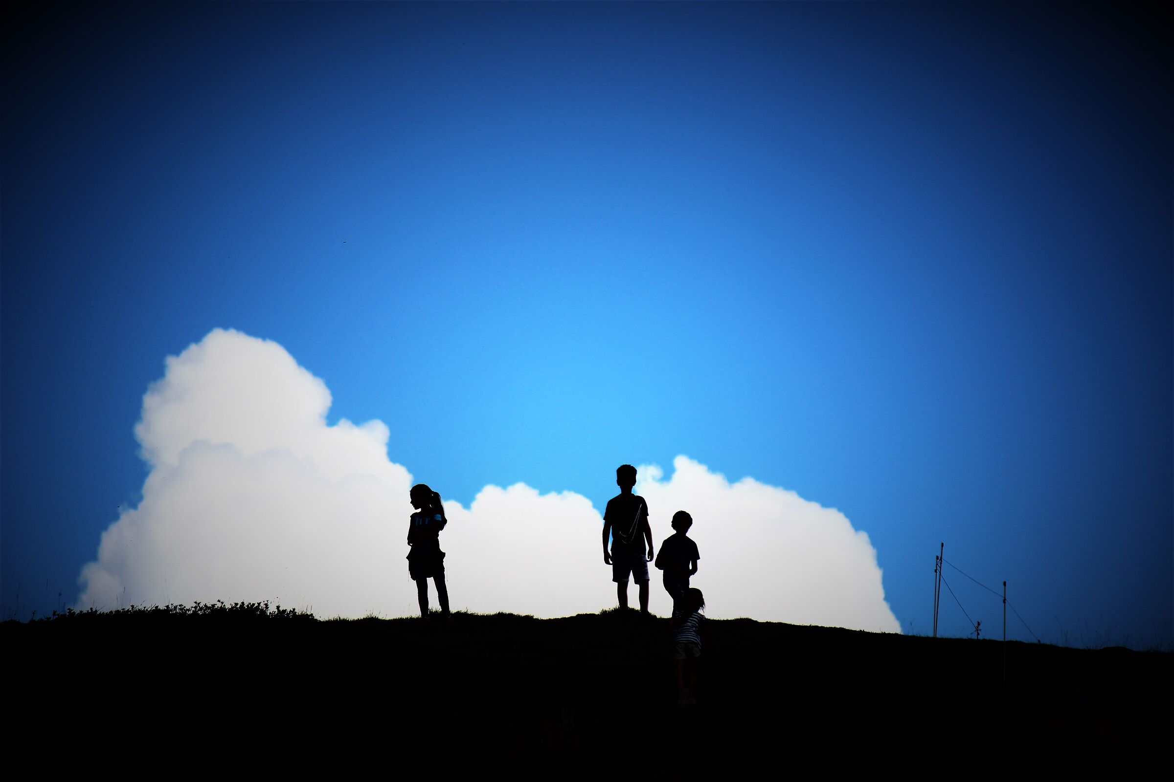 sul cucuzzolo della montagna.....