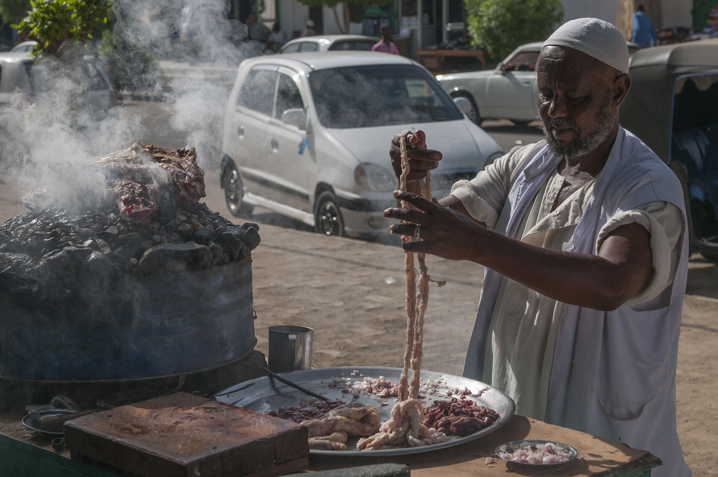 Street fodd in Port Sudan