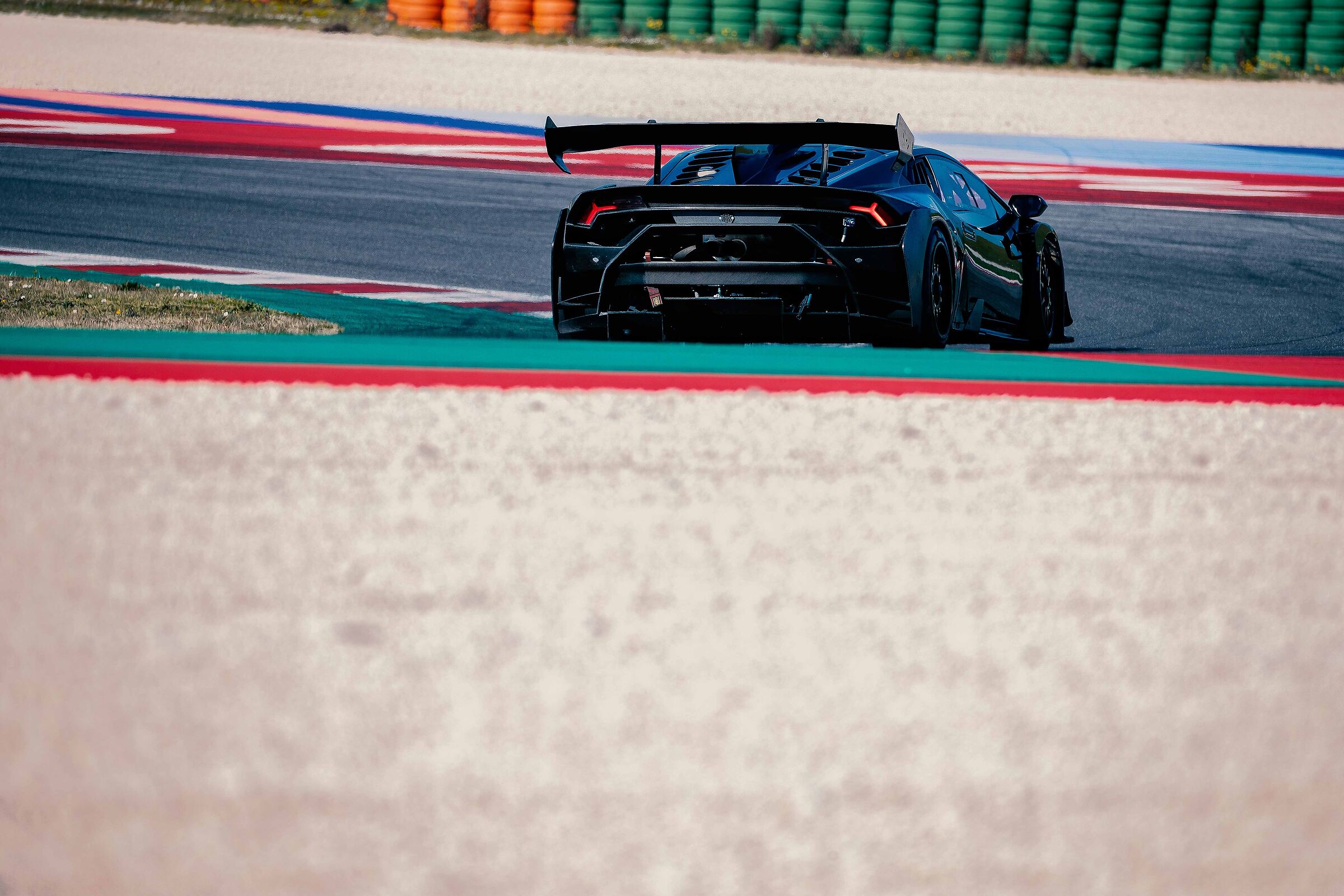 Michele Pirro's Lamborghini test day
