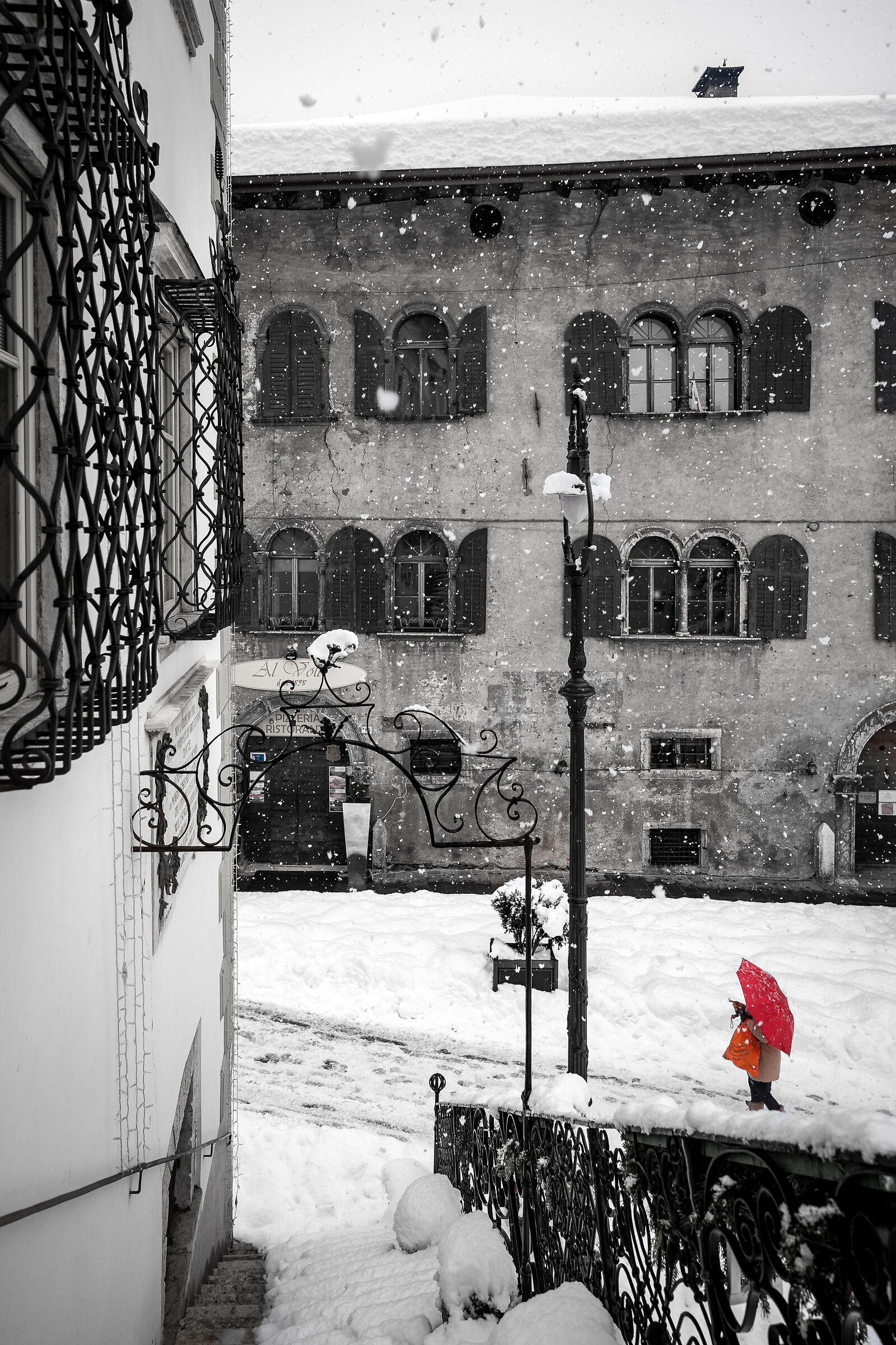 Sotto la neve 3 Pergine Valsugana (Trentino - Italia)