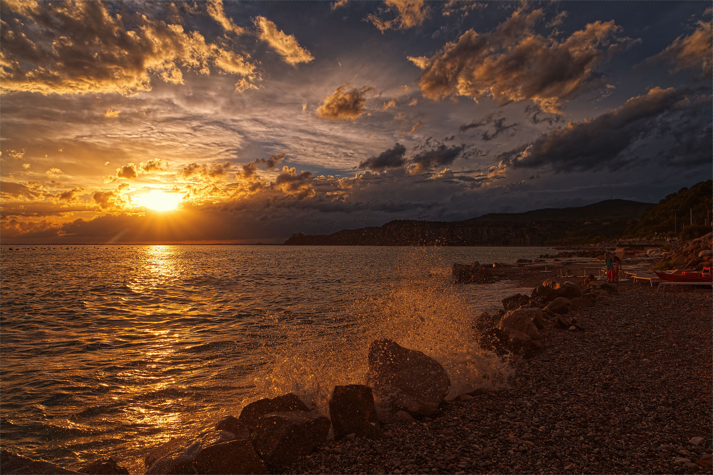 Uno scorcio di tramonto