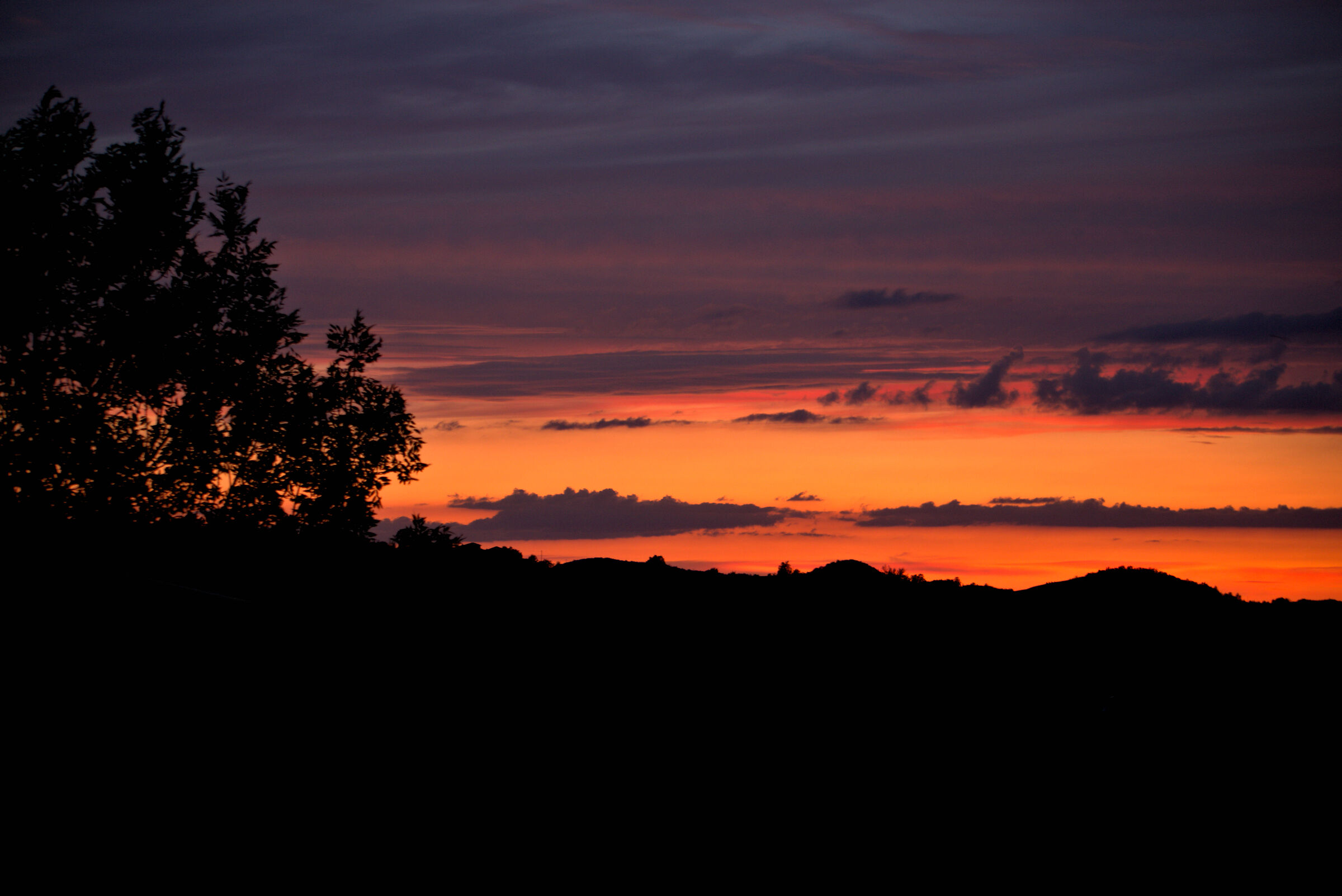 Tramonto in appennino