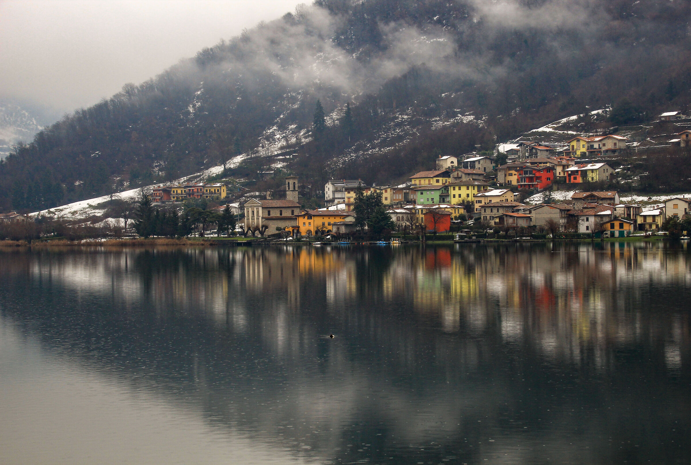 Between rain and snow