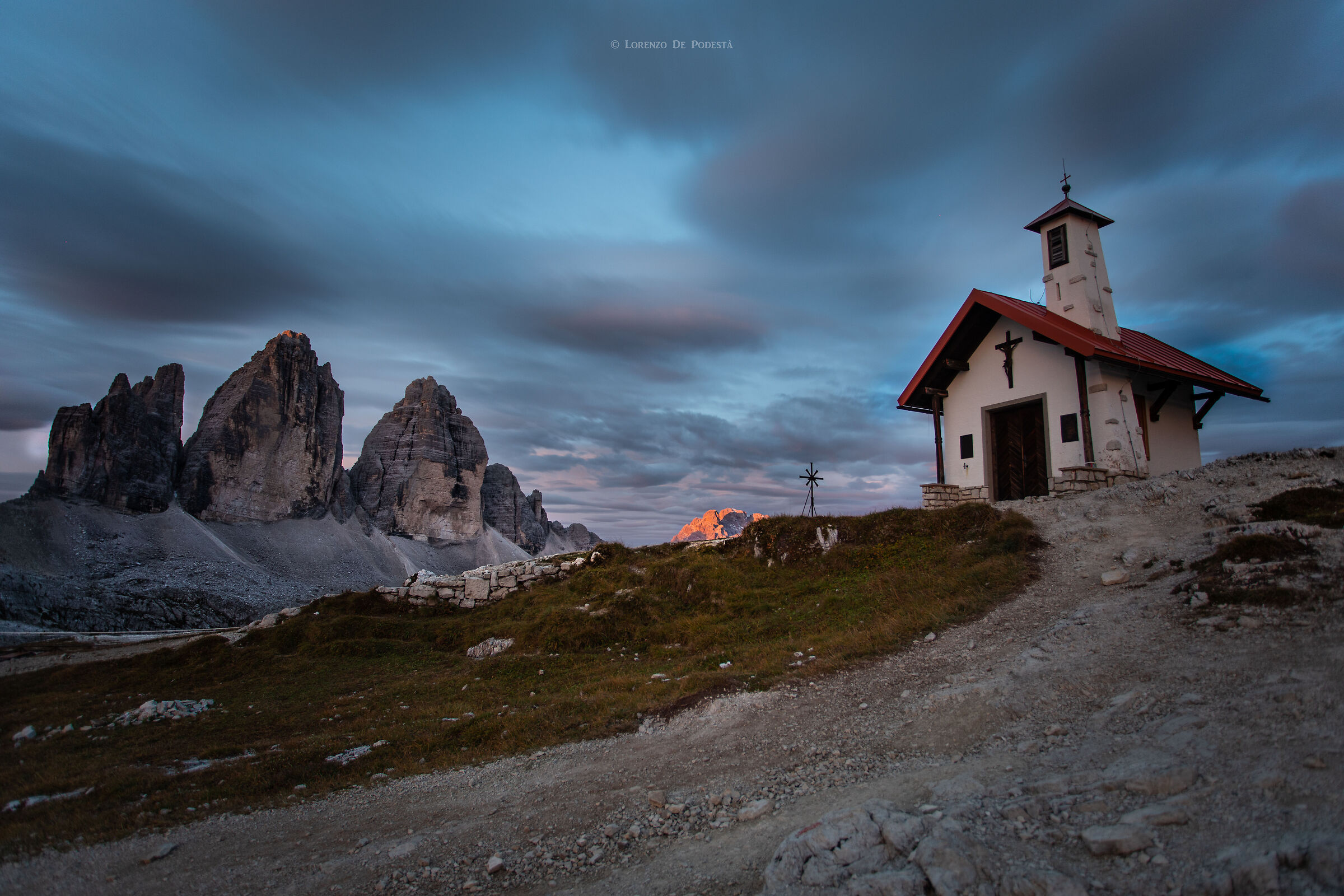 le tre cime all'alba