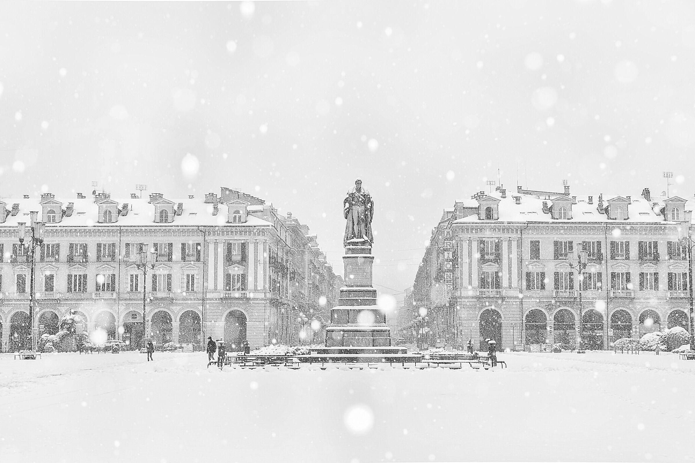 La nevicata di Gennaio 2021  a Cuneo