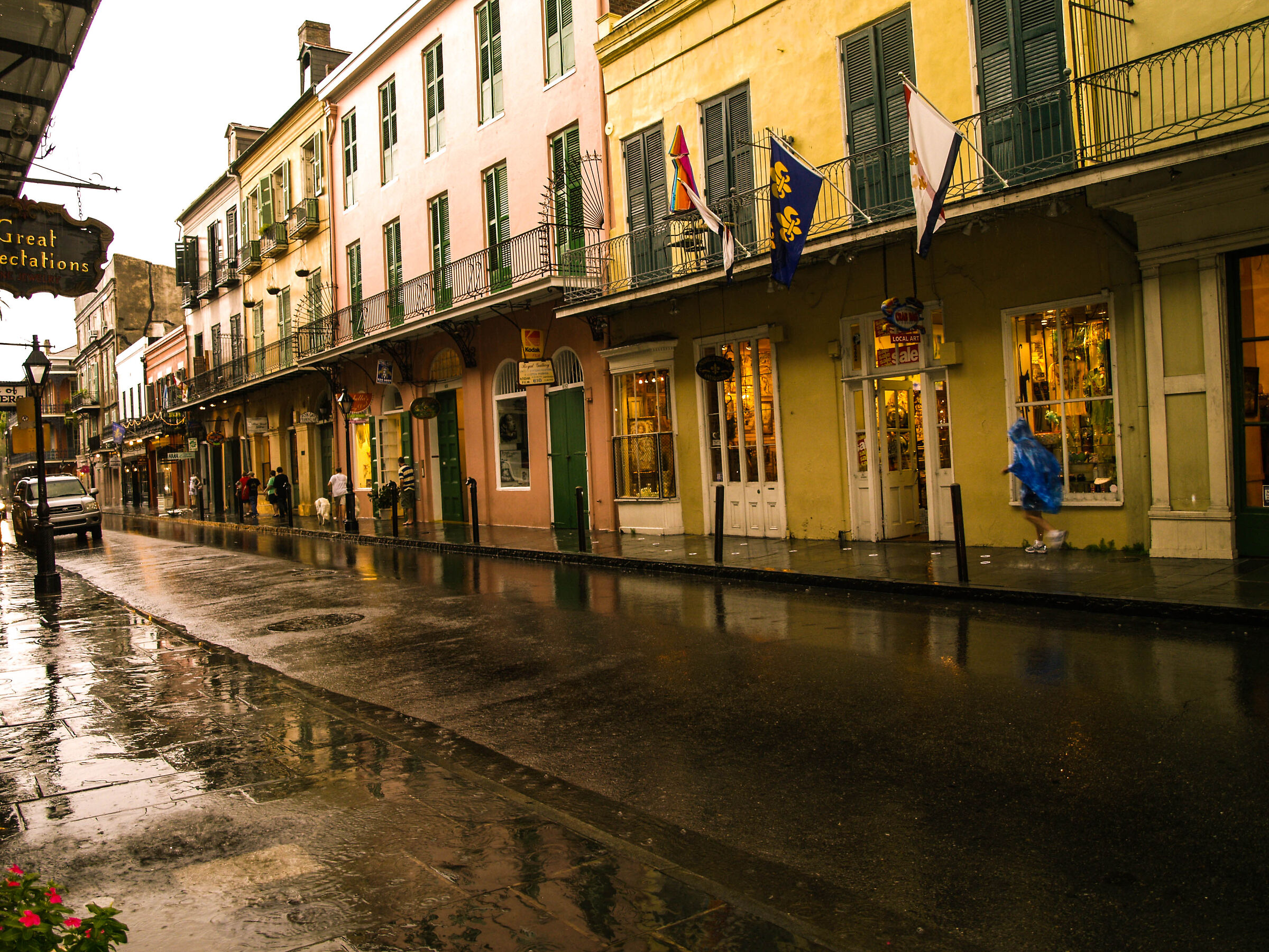 Pioggia a New Orleans