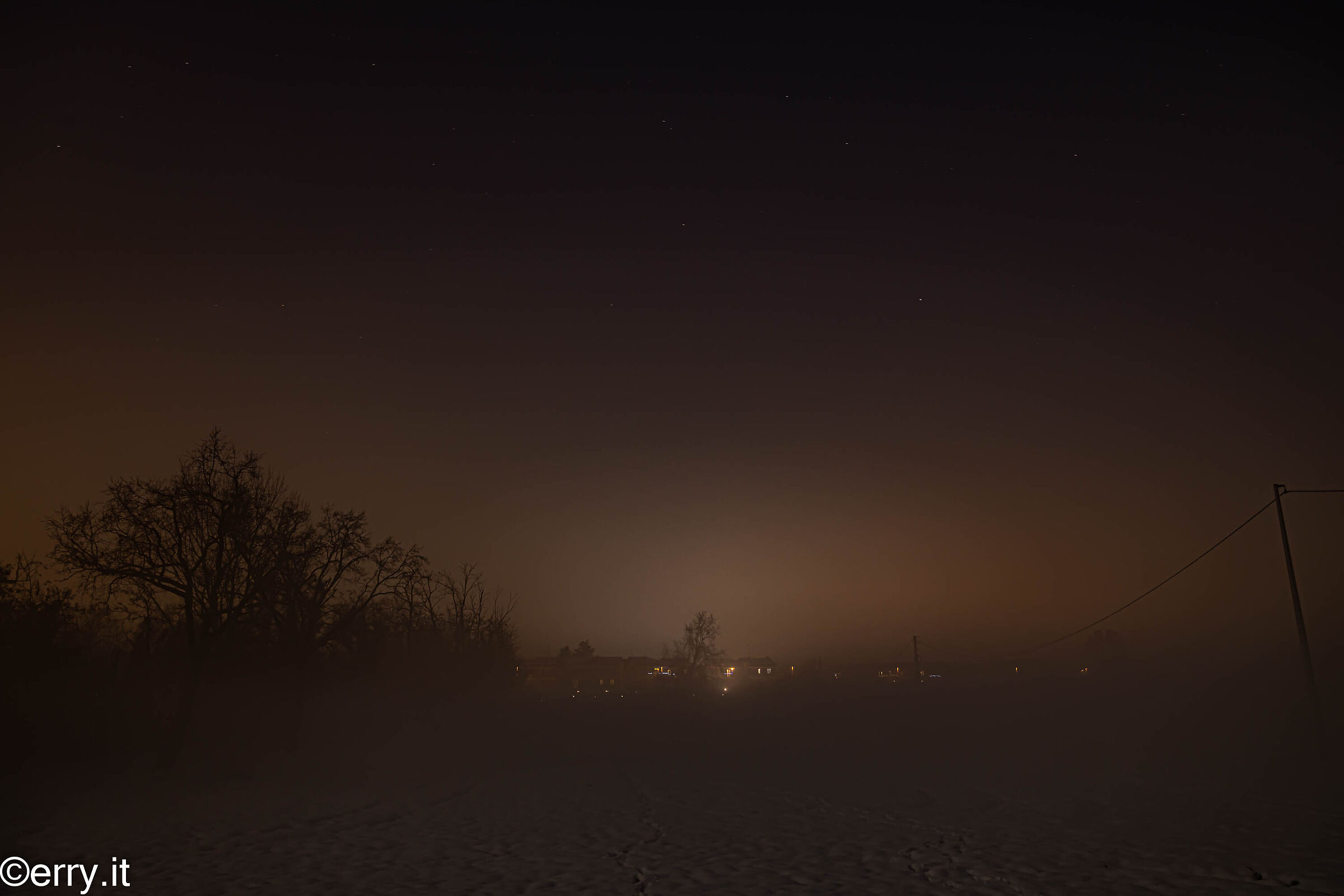 Nebbia e luna piena III