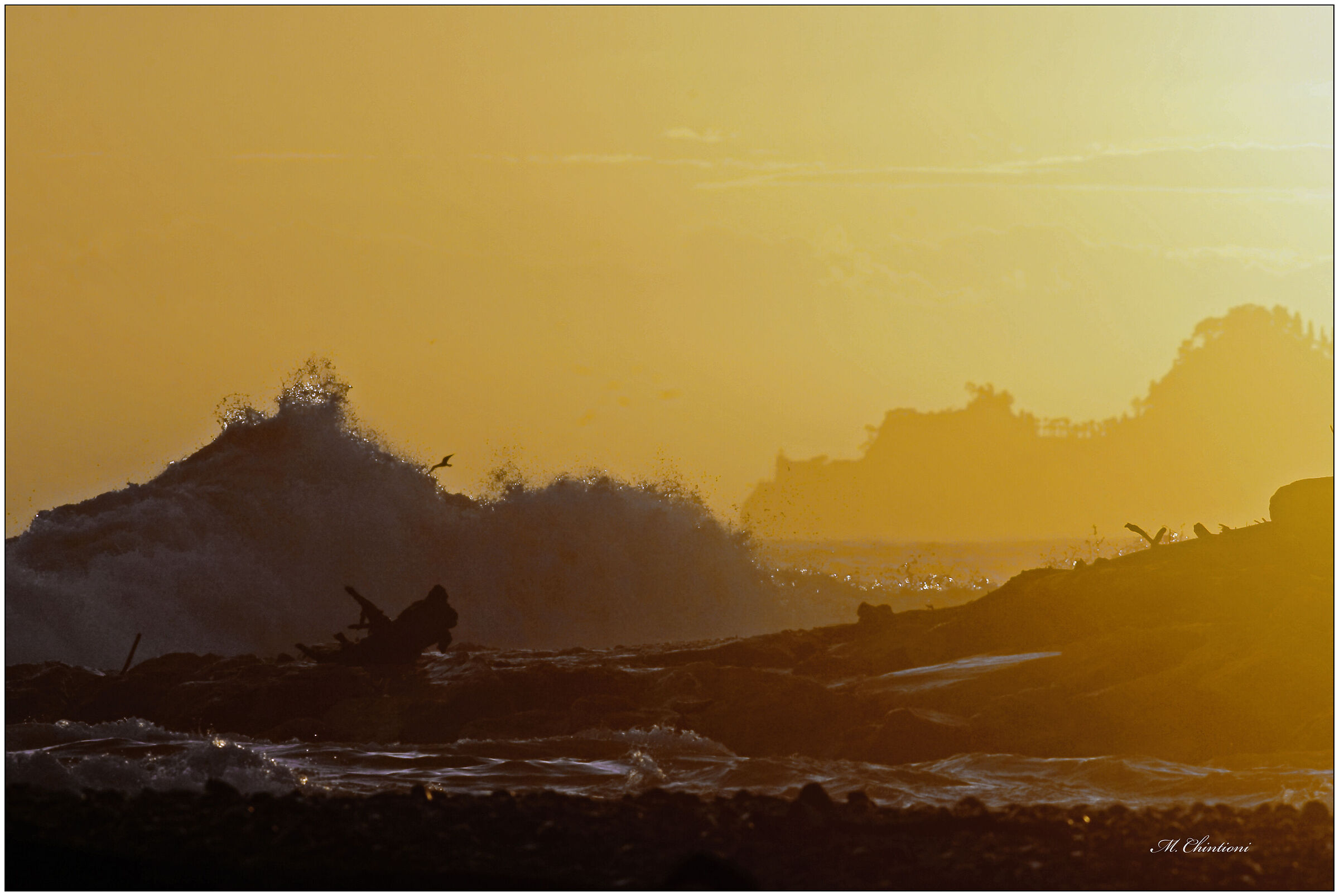 ...Mareggiata al Tramonto
