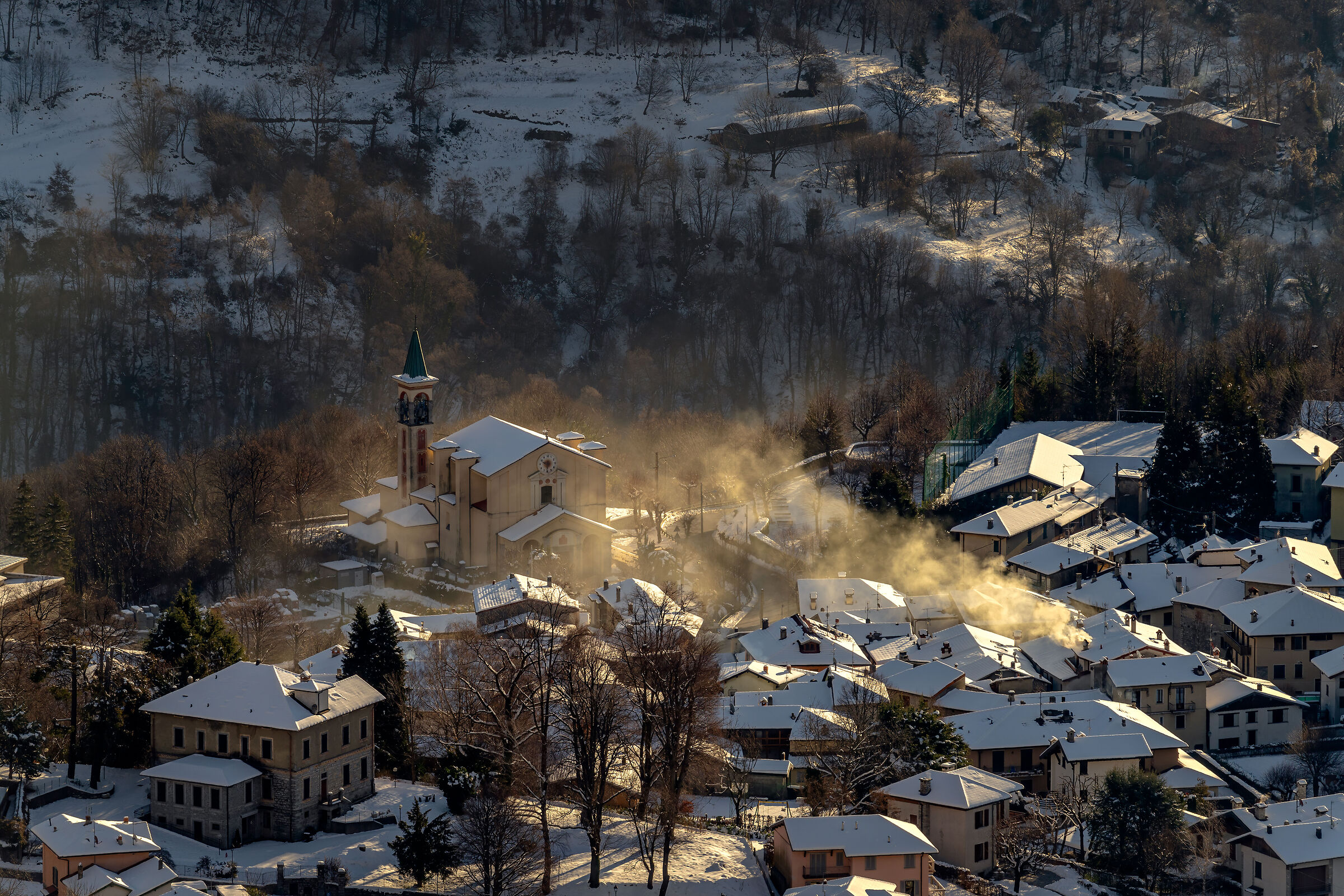 Gelida mattinata dell'ultimo dell'anno