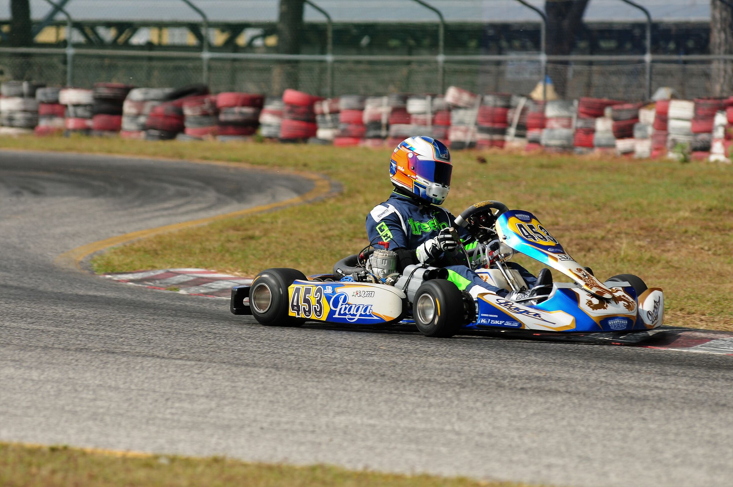 Giandomenico Basso si "allena" in Kart
