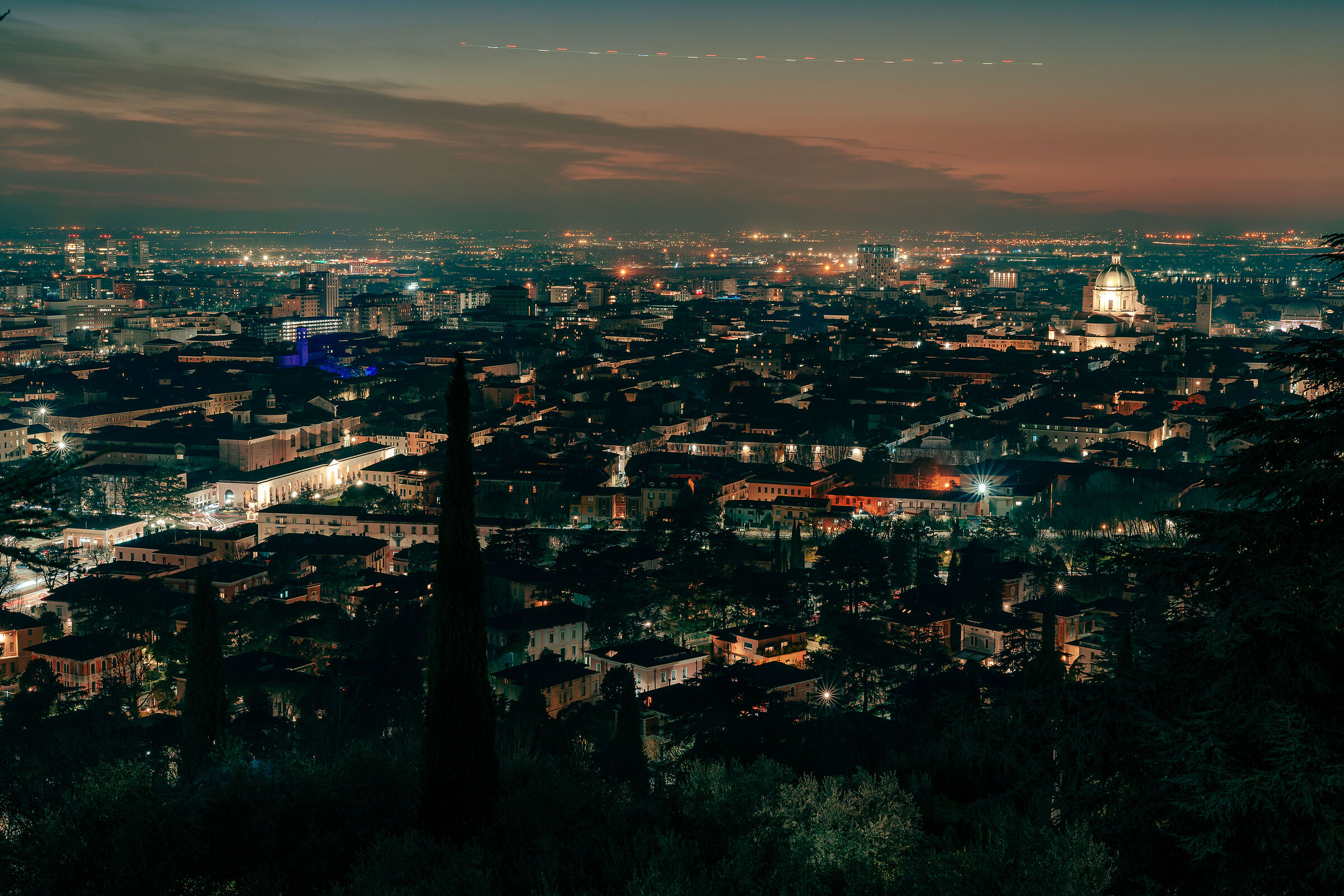 A bit of Brescia from the Via Panoramica