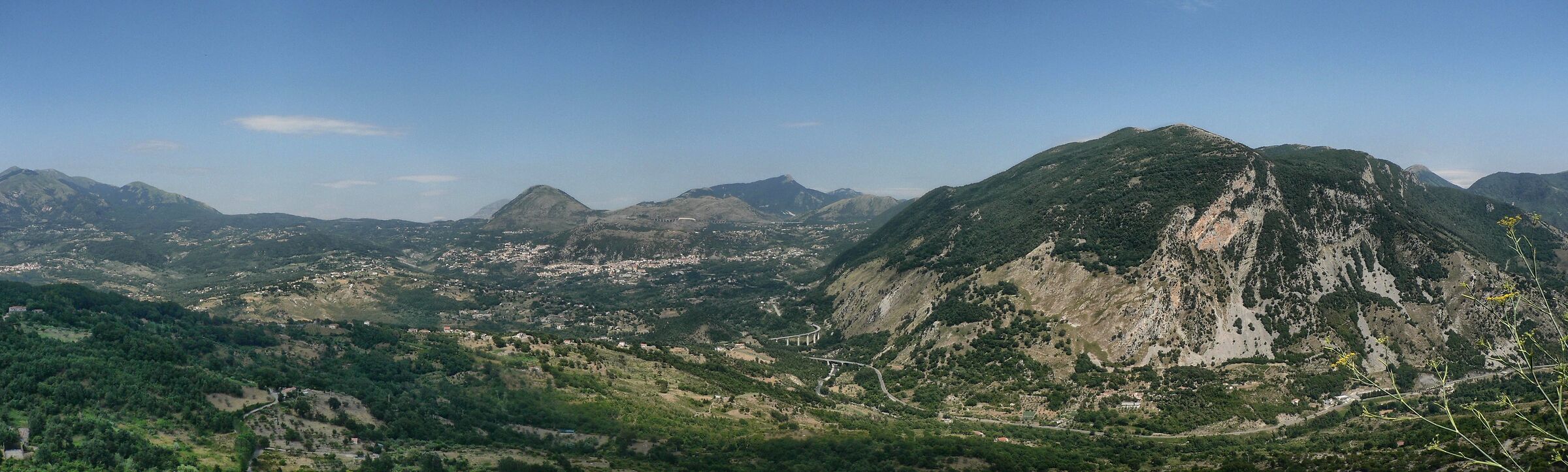 La Valle del Noce vista da Trecchina (pz)