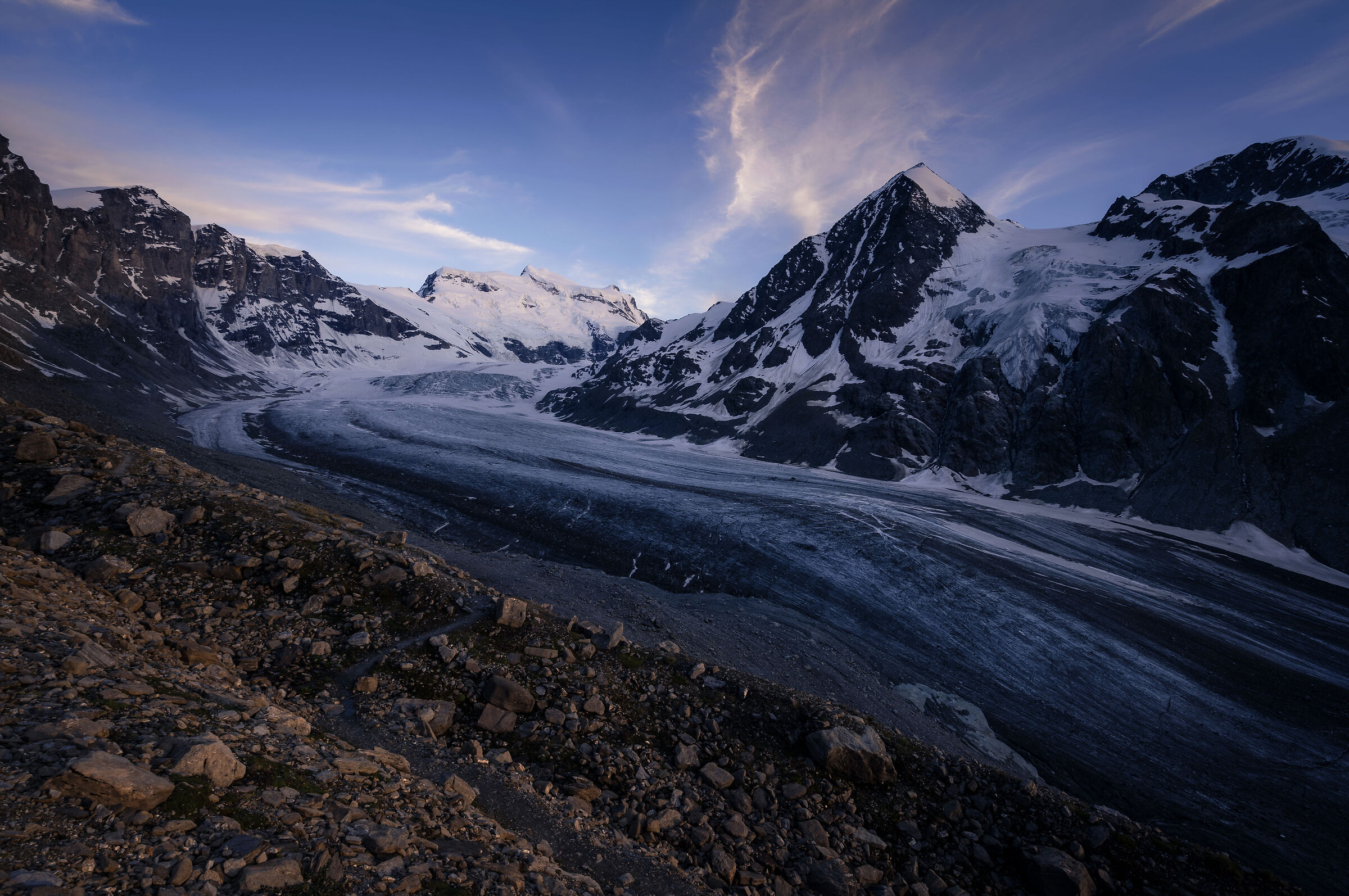 Grand Combin - Corbassiere Glacier