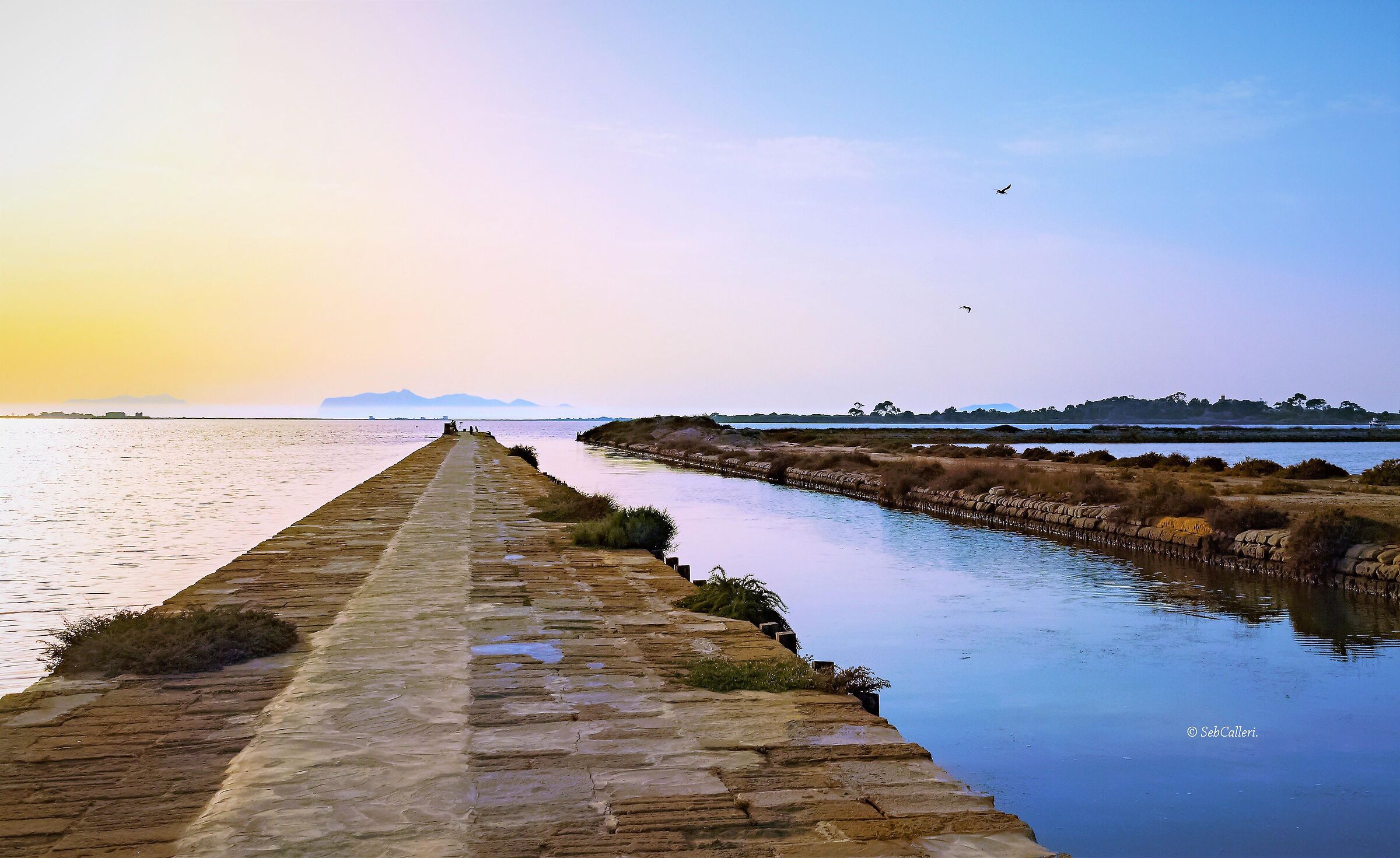 Launch pad for Favignana..