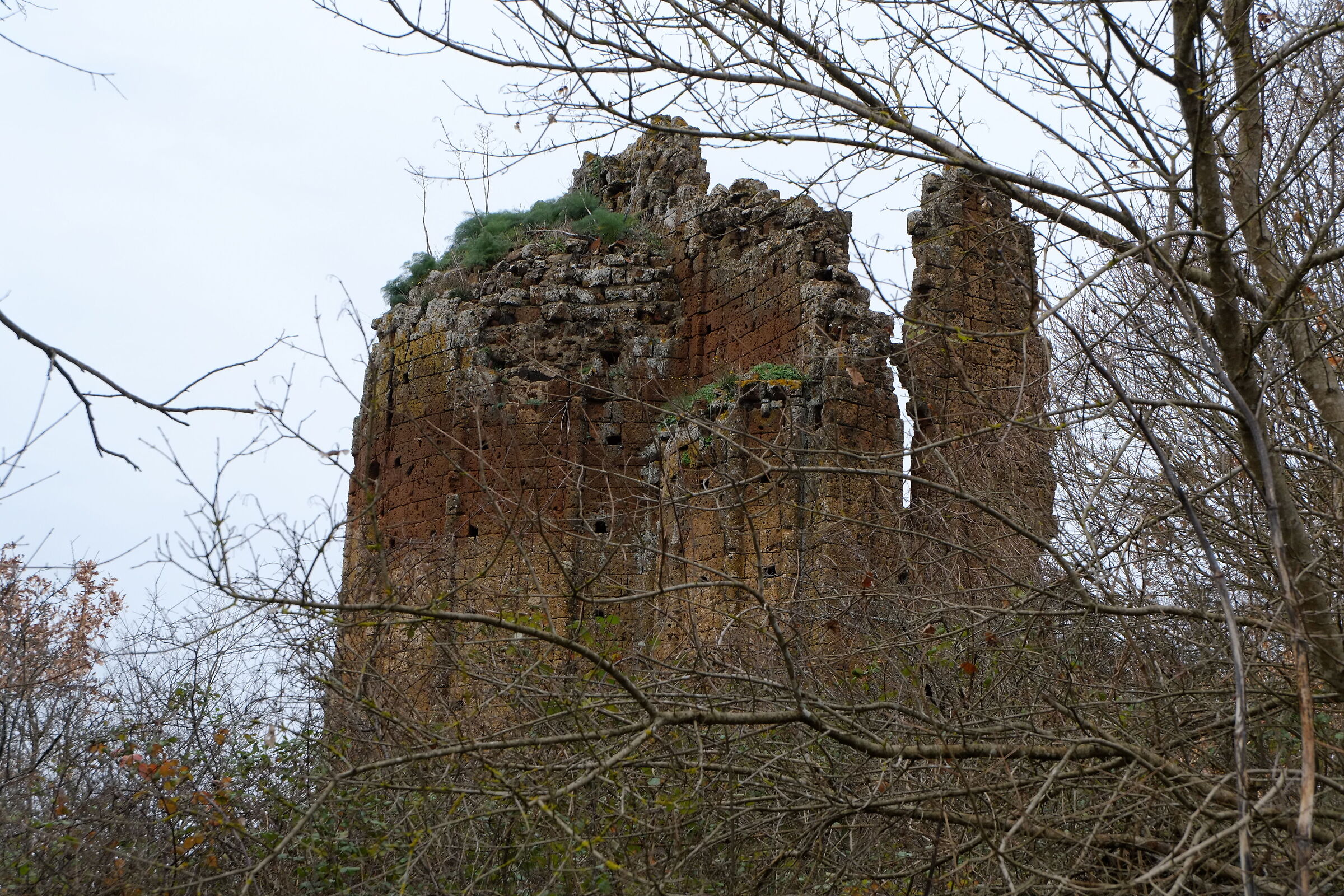 Norchia remains medieval church