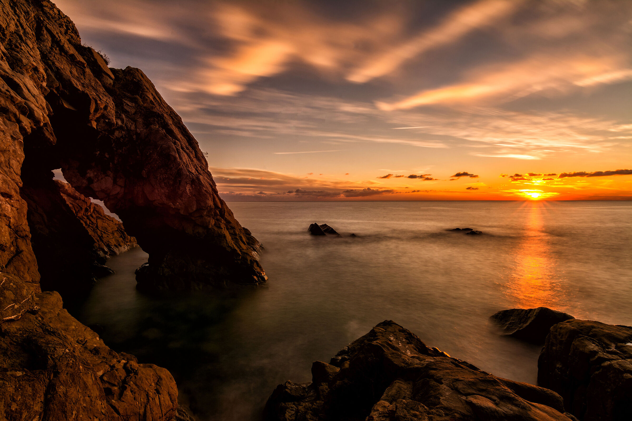 The Arch and the Sunset