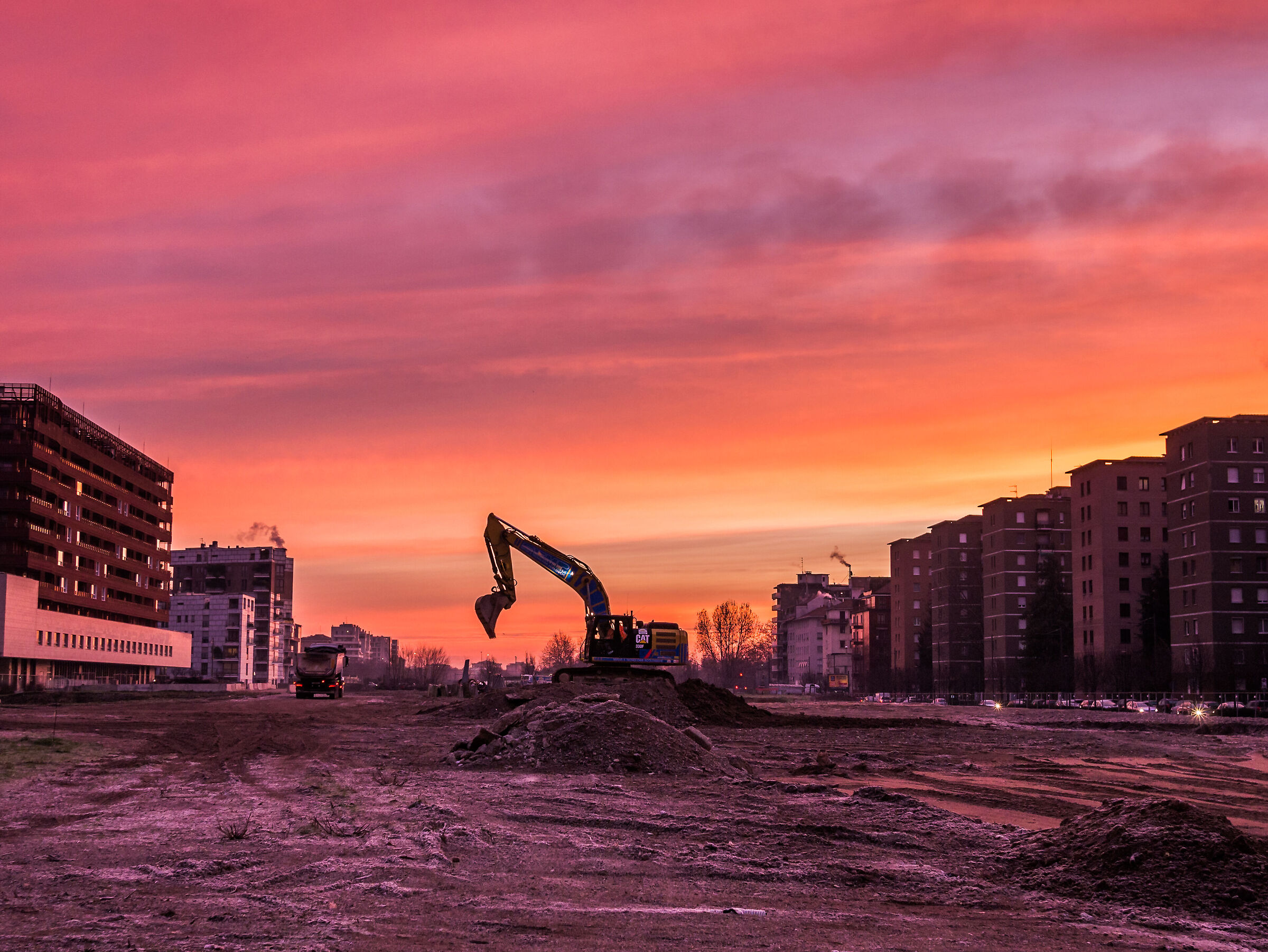 Alba rossa Milano (12/01/2021)