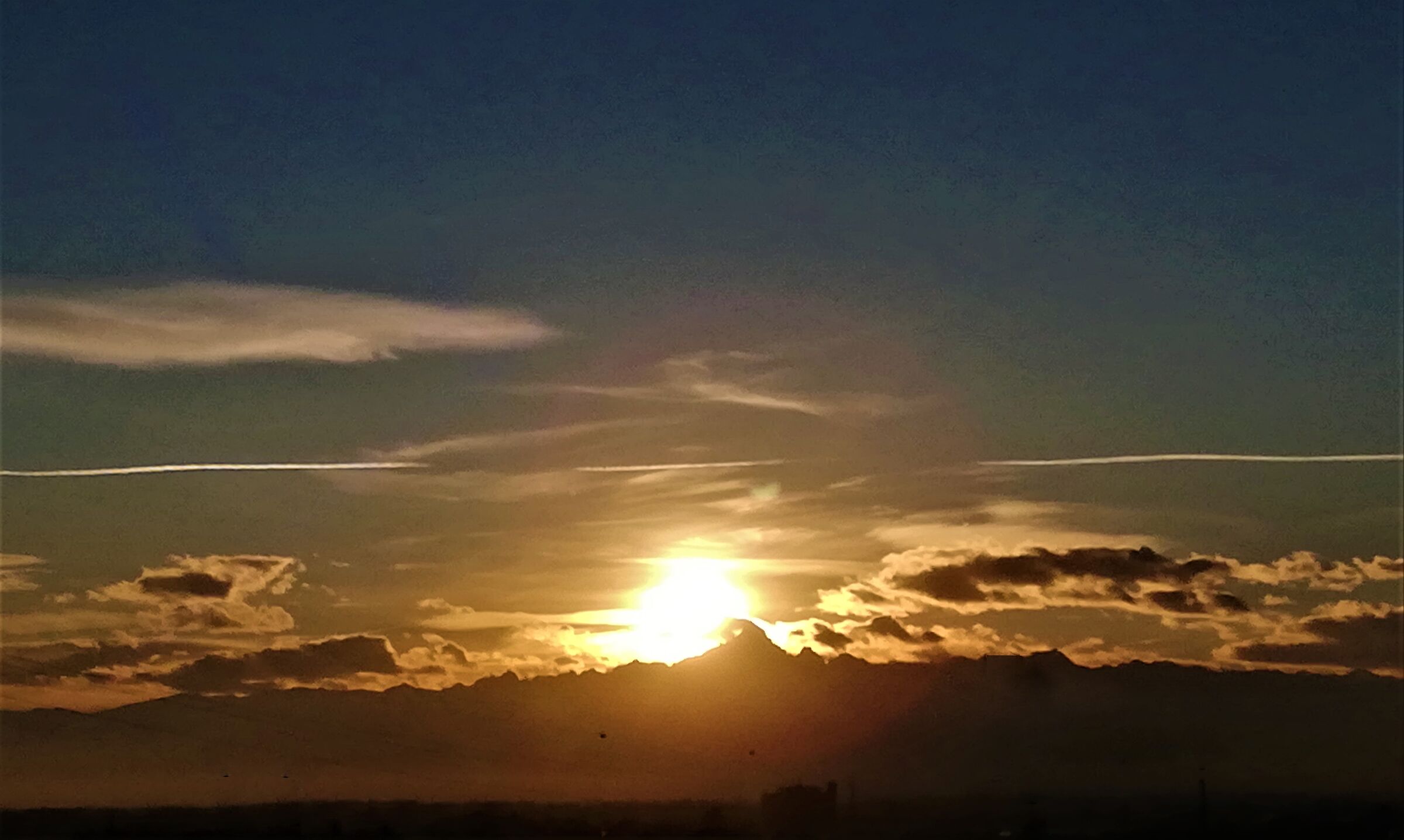 tramonto sul Monviso..
