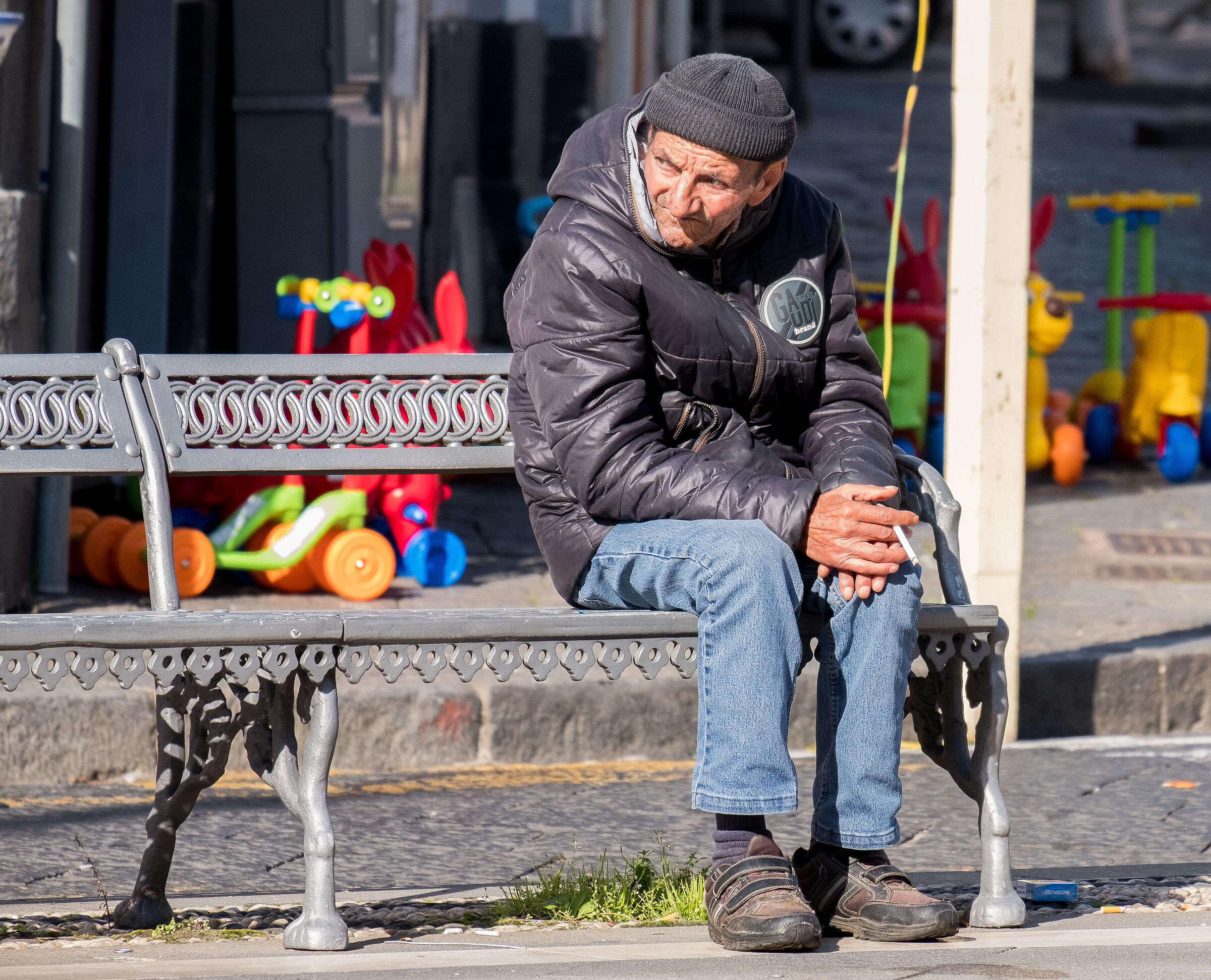 EVEN TODAY ON THE BENCH!