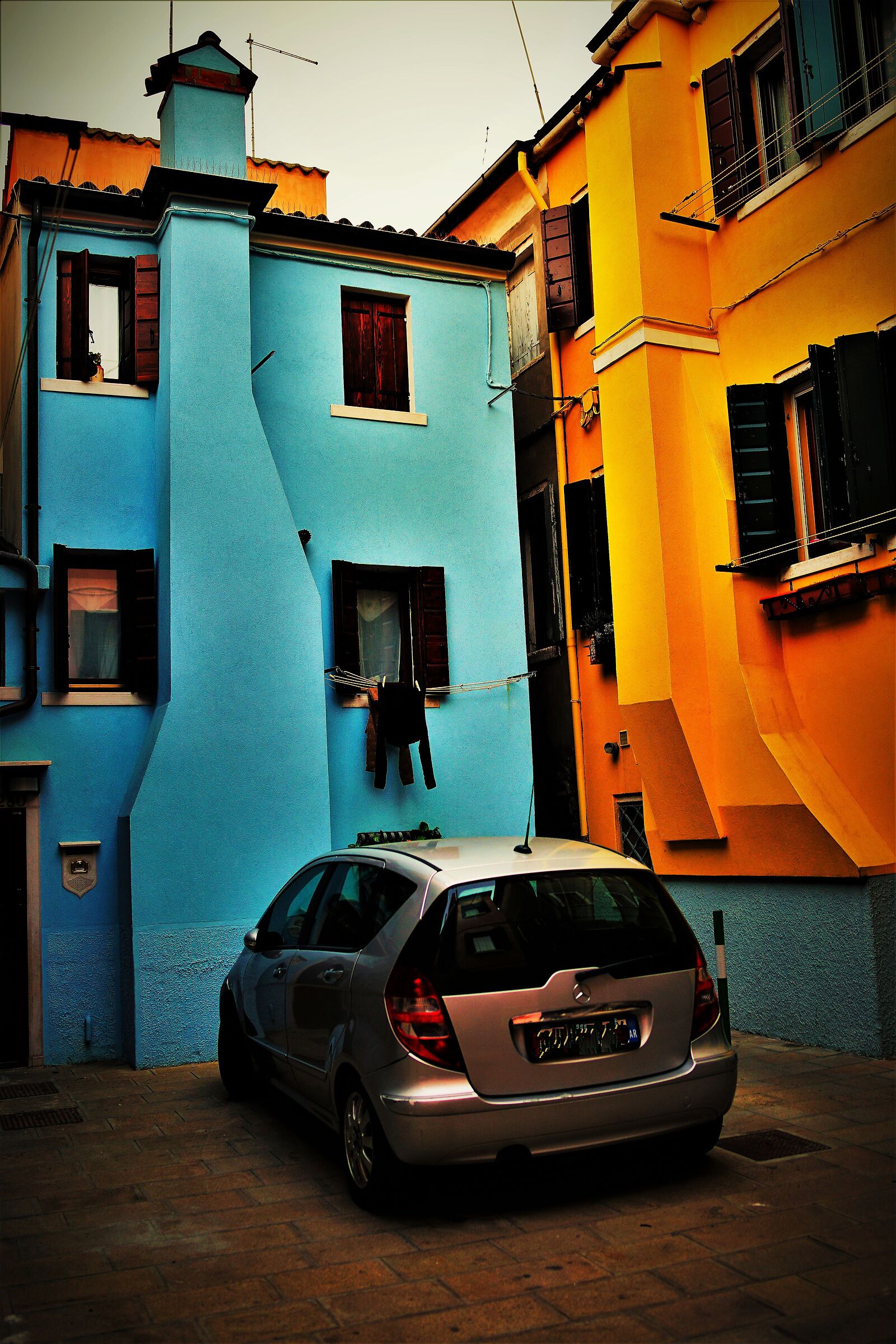 The colors of chioggia houses