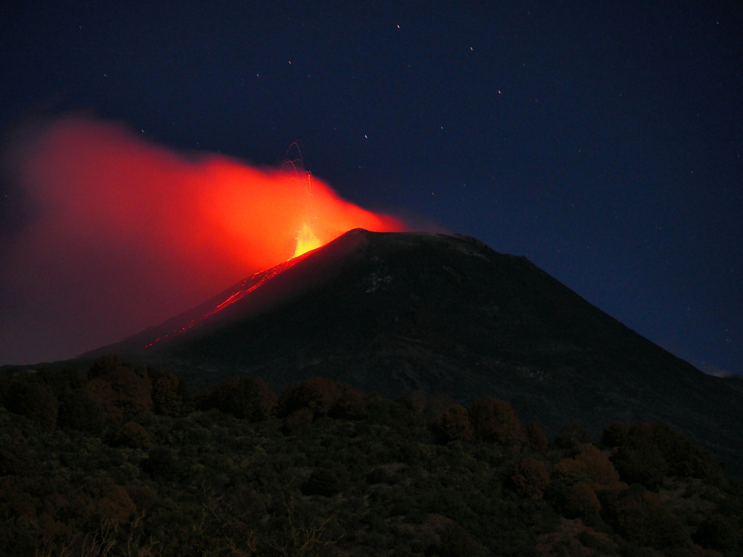 Etna eruzione del 31 ottobre 2020
