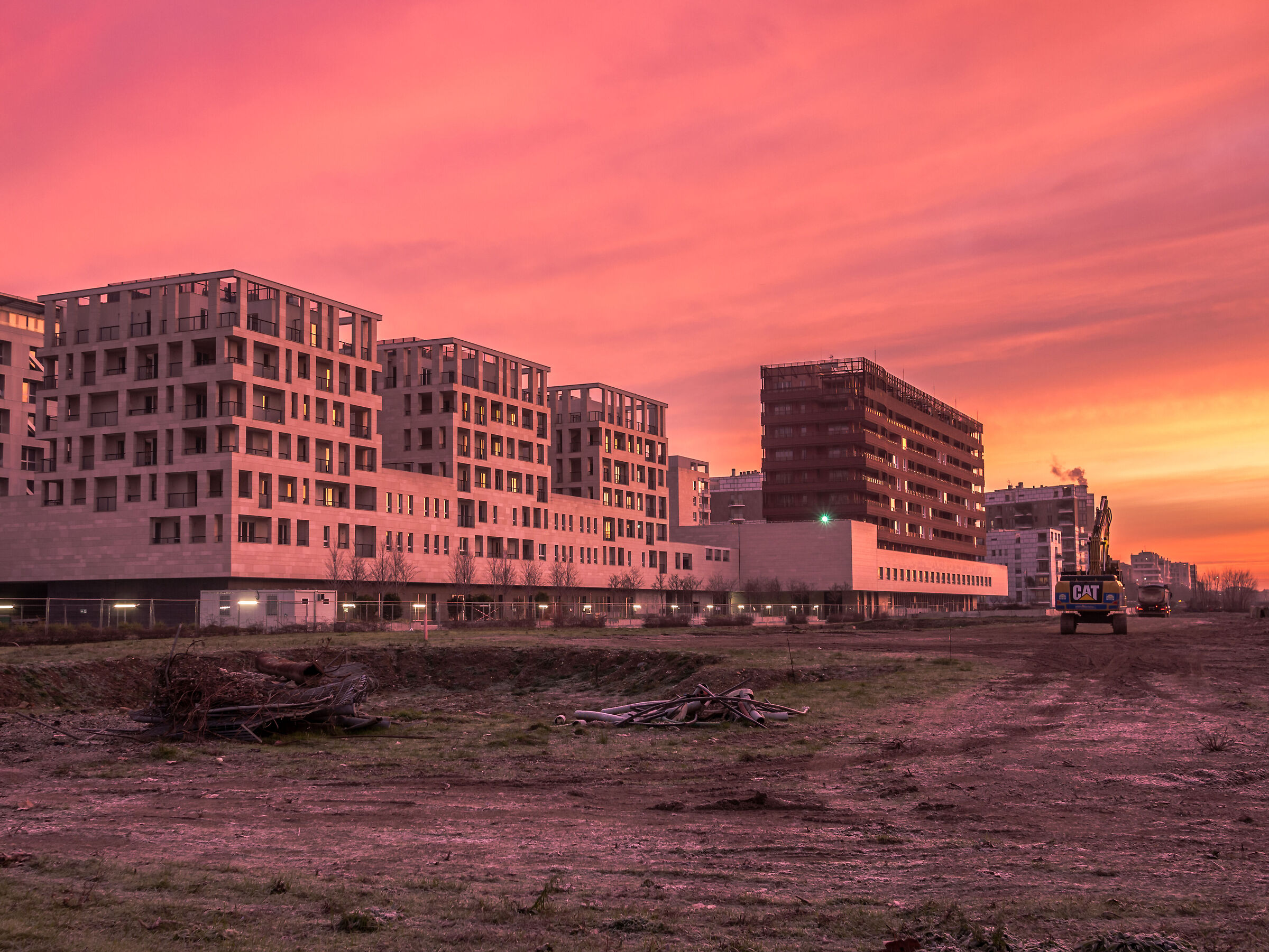 Alba rossa Milano (12/01/2021)