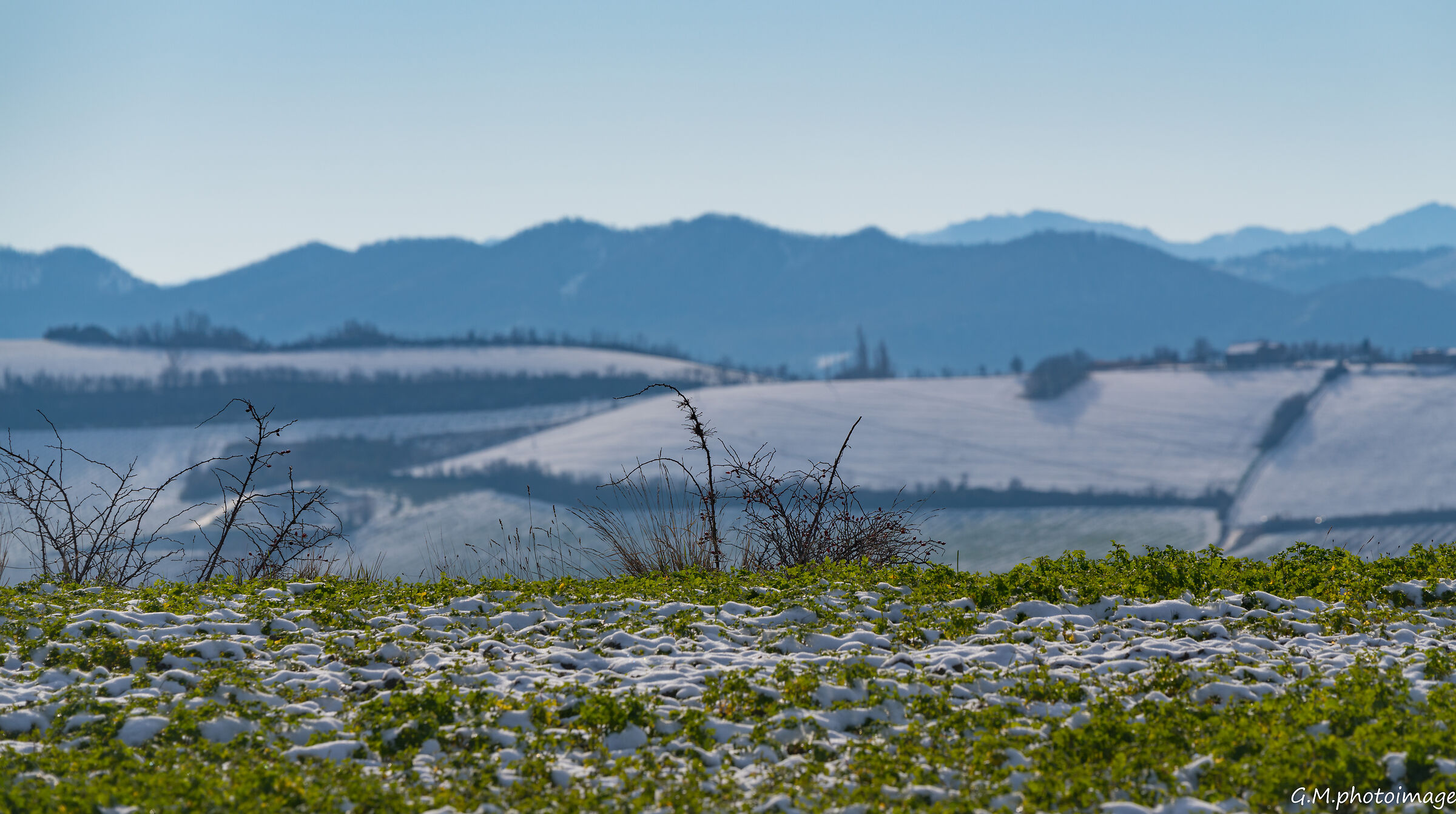 A dusting of snow