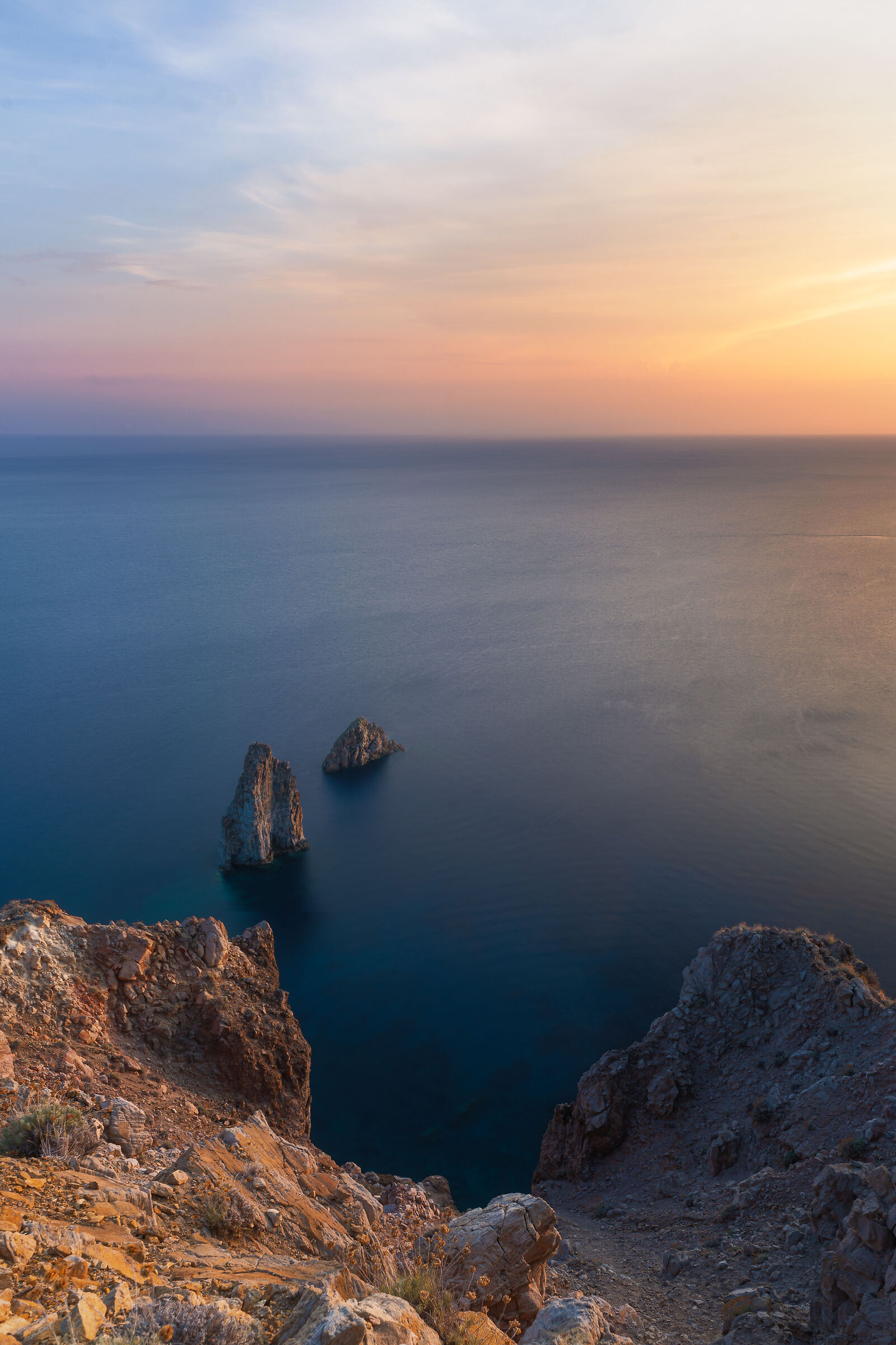 Tramonto Dall'osservatorio di Lipari