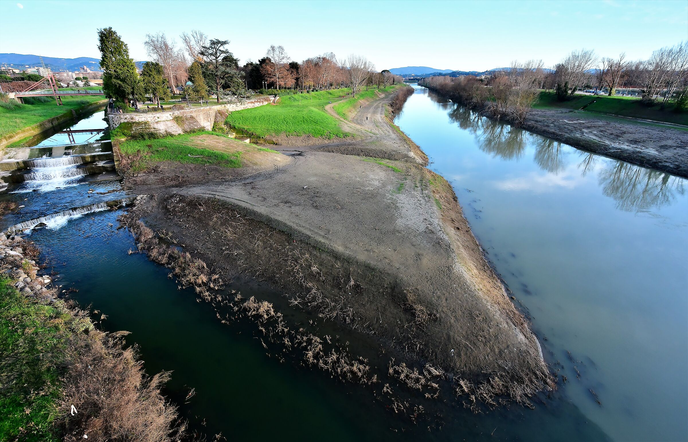 ponte all'indiano alle cascine. emerge la balena!!!!!