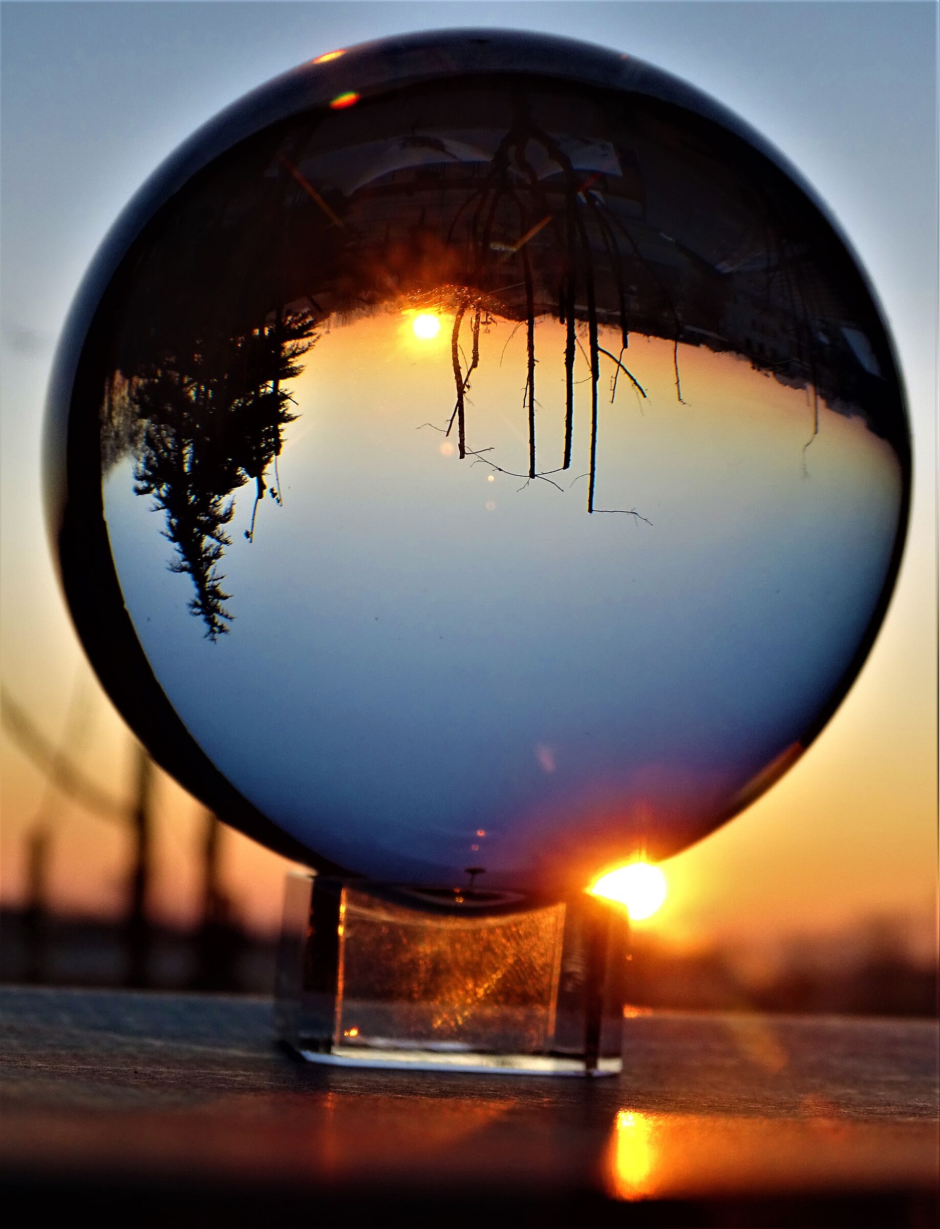 il sole dentro e fuori la sfera..