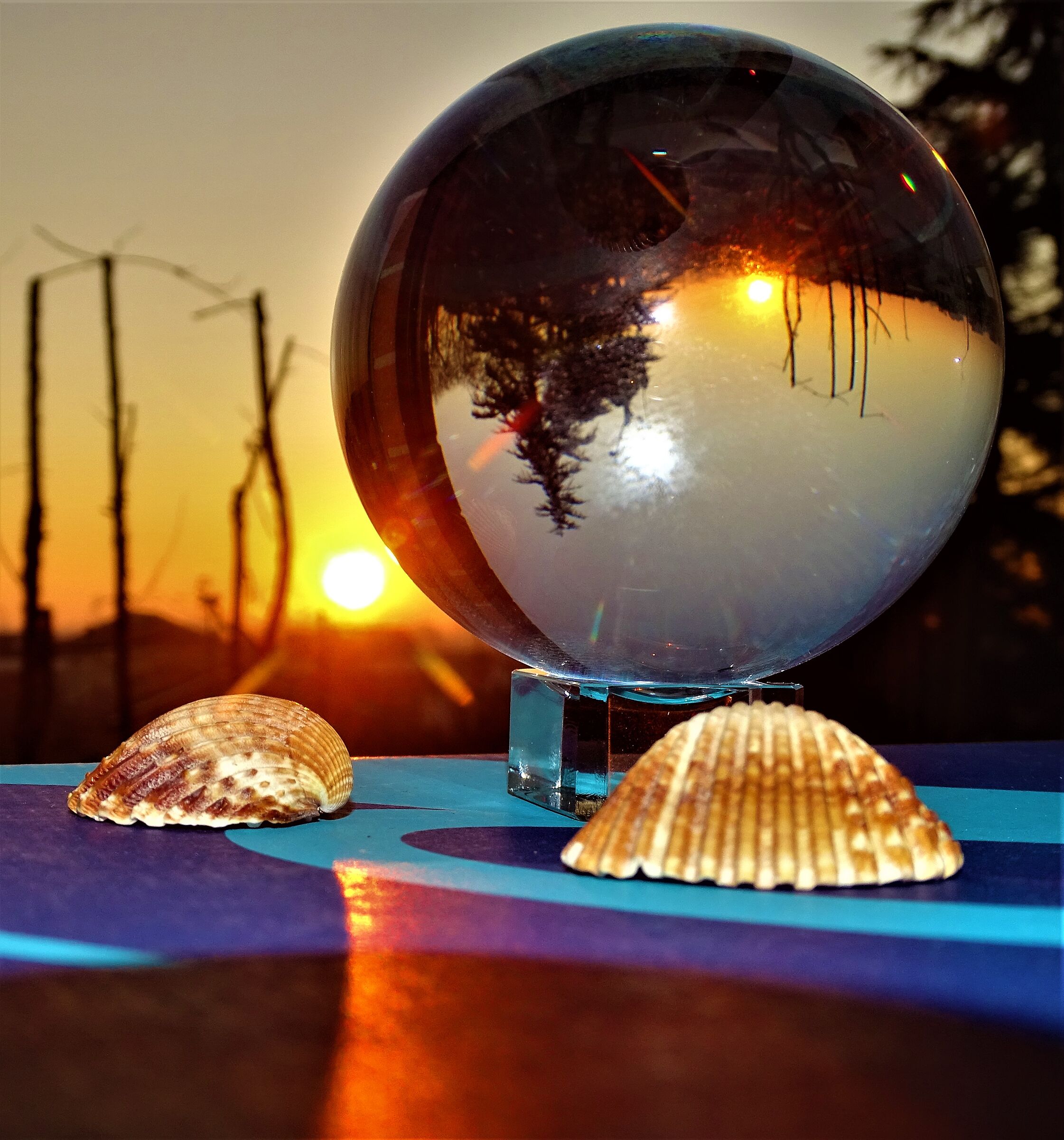 sole..sfera..e conchiglie..