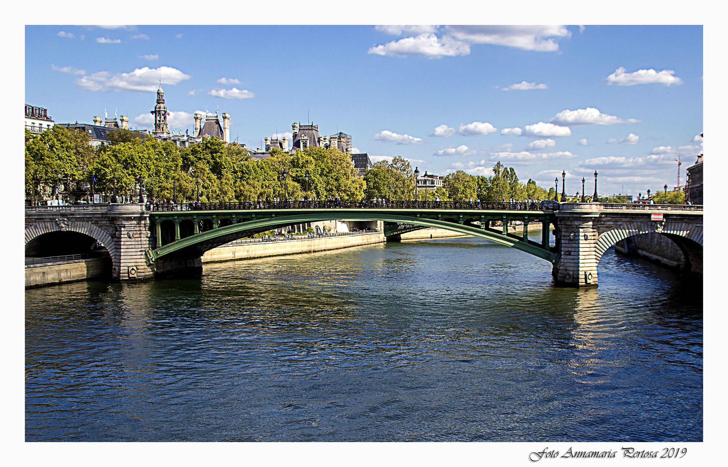 Paris, its bridges and the Seine