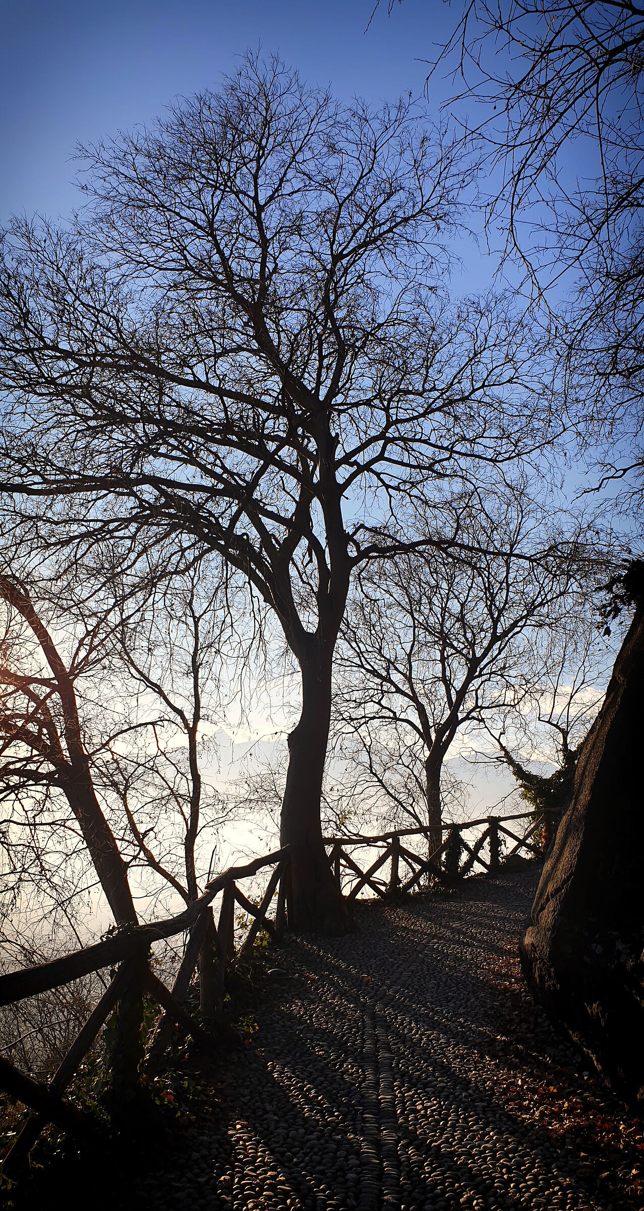 Sulla Rocca di Cavour a Gennaio
