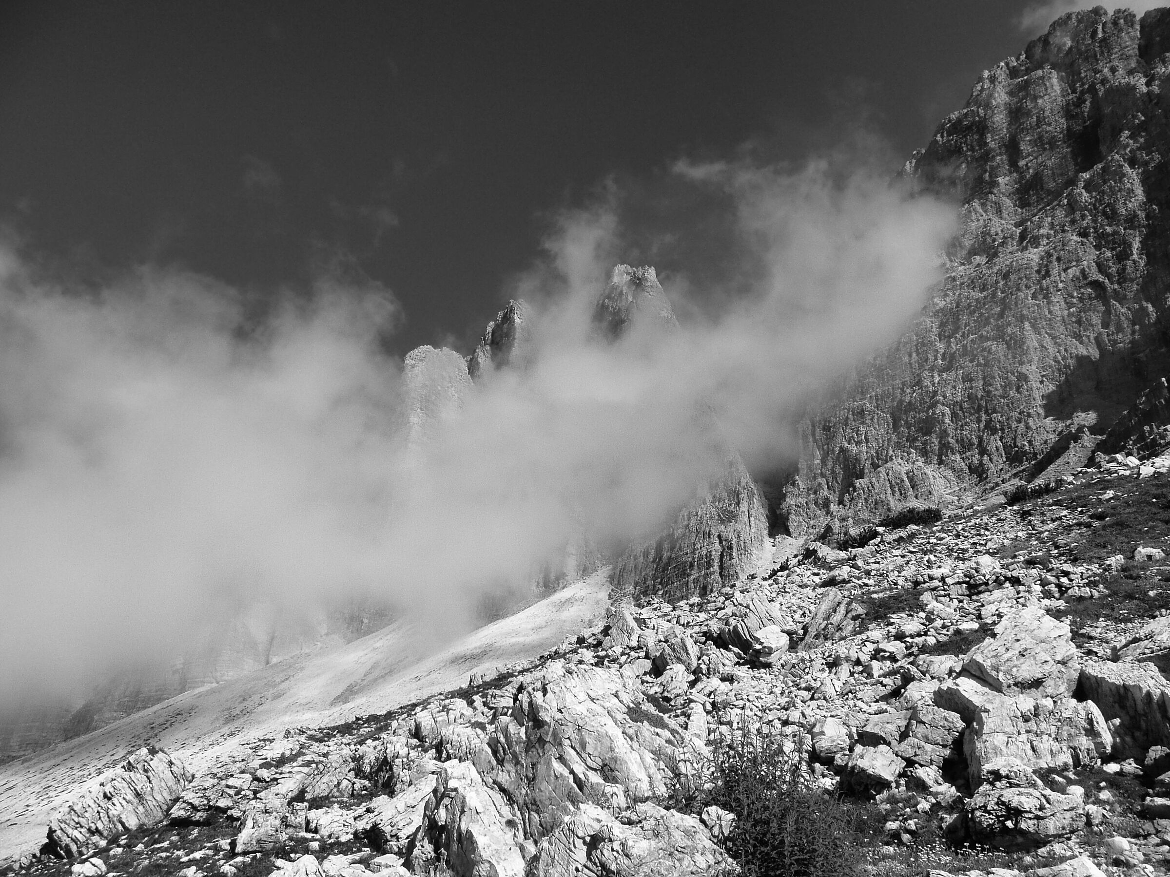 Here comes the fog...