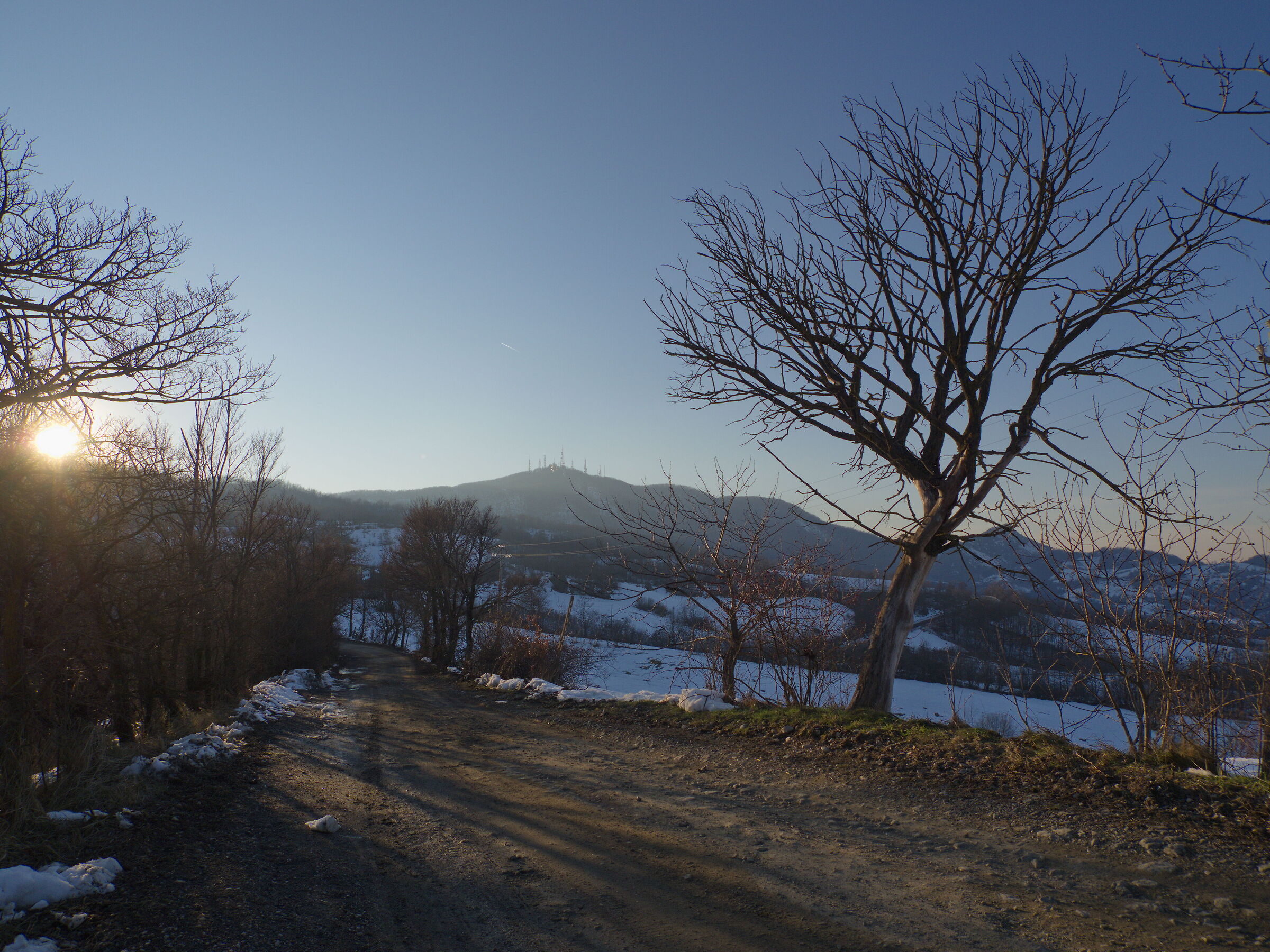 Si fa sera nei dintorni del Monte Canate