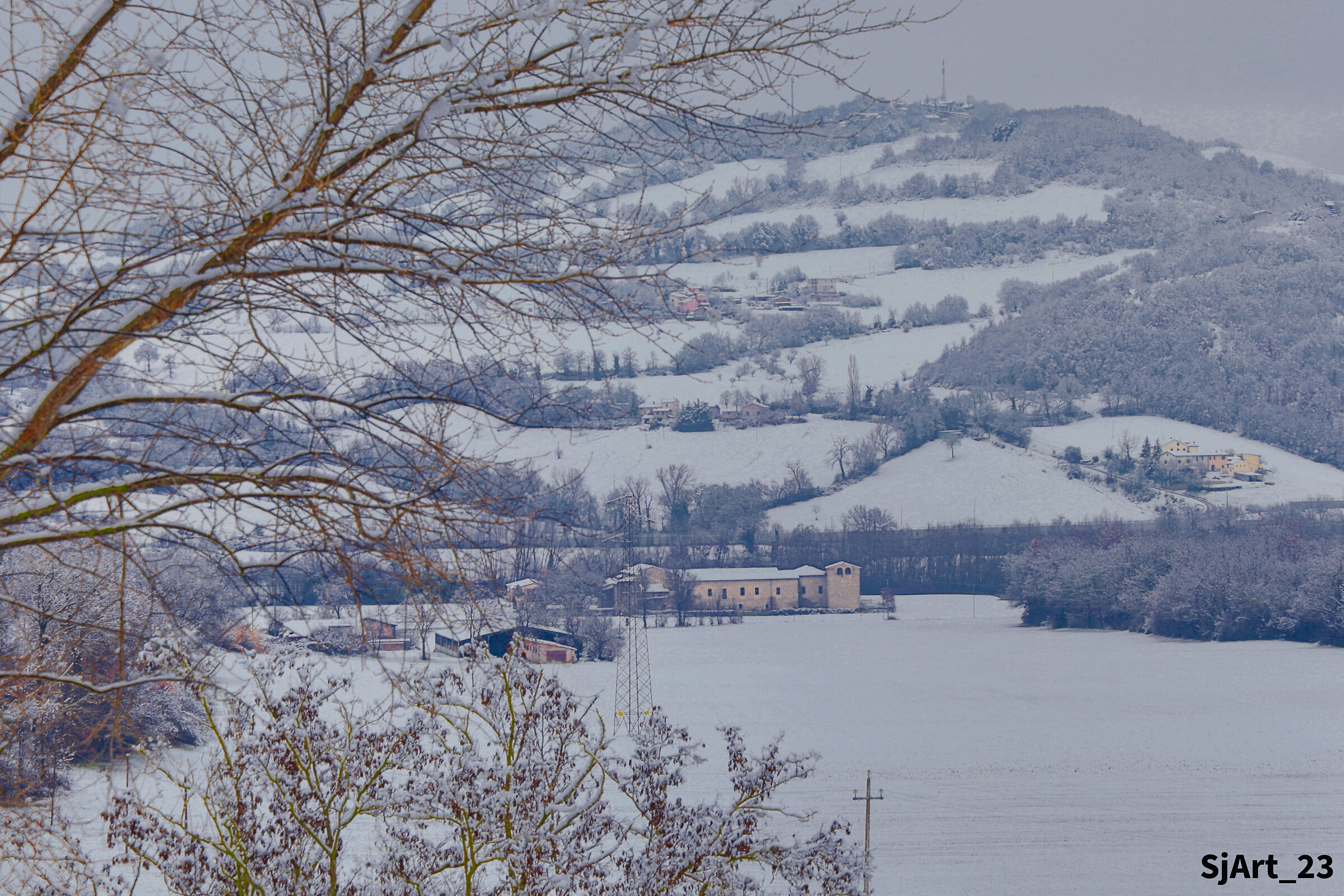 Snowy Beldiletto Castle.