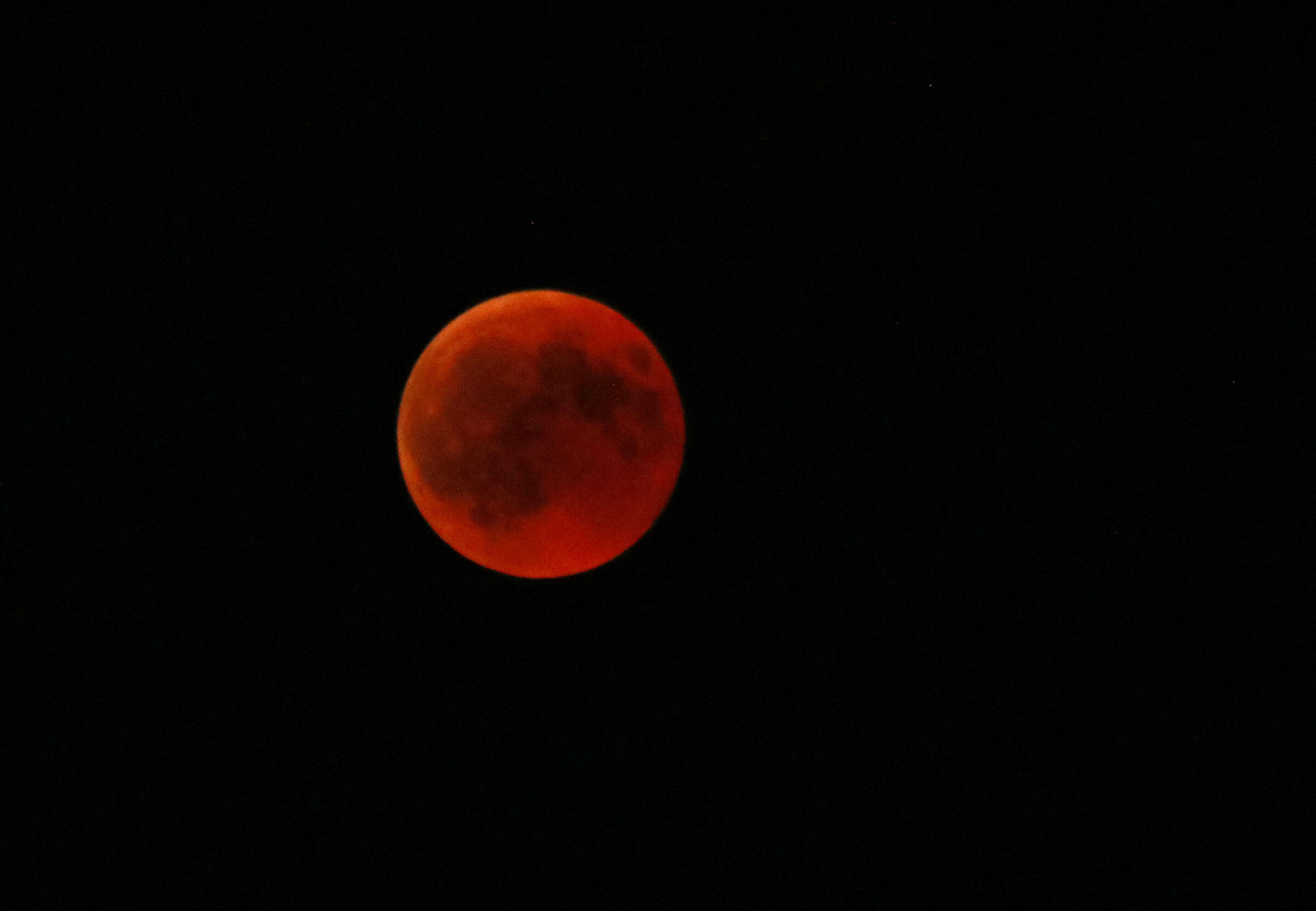 Moon eclipse, July 27, 2018