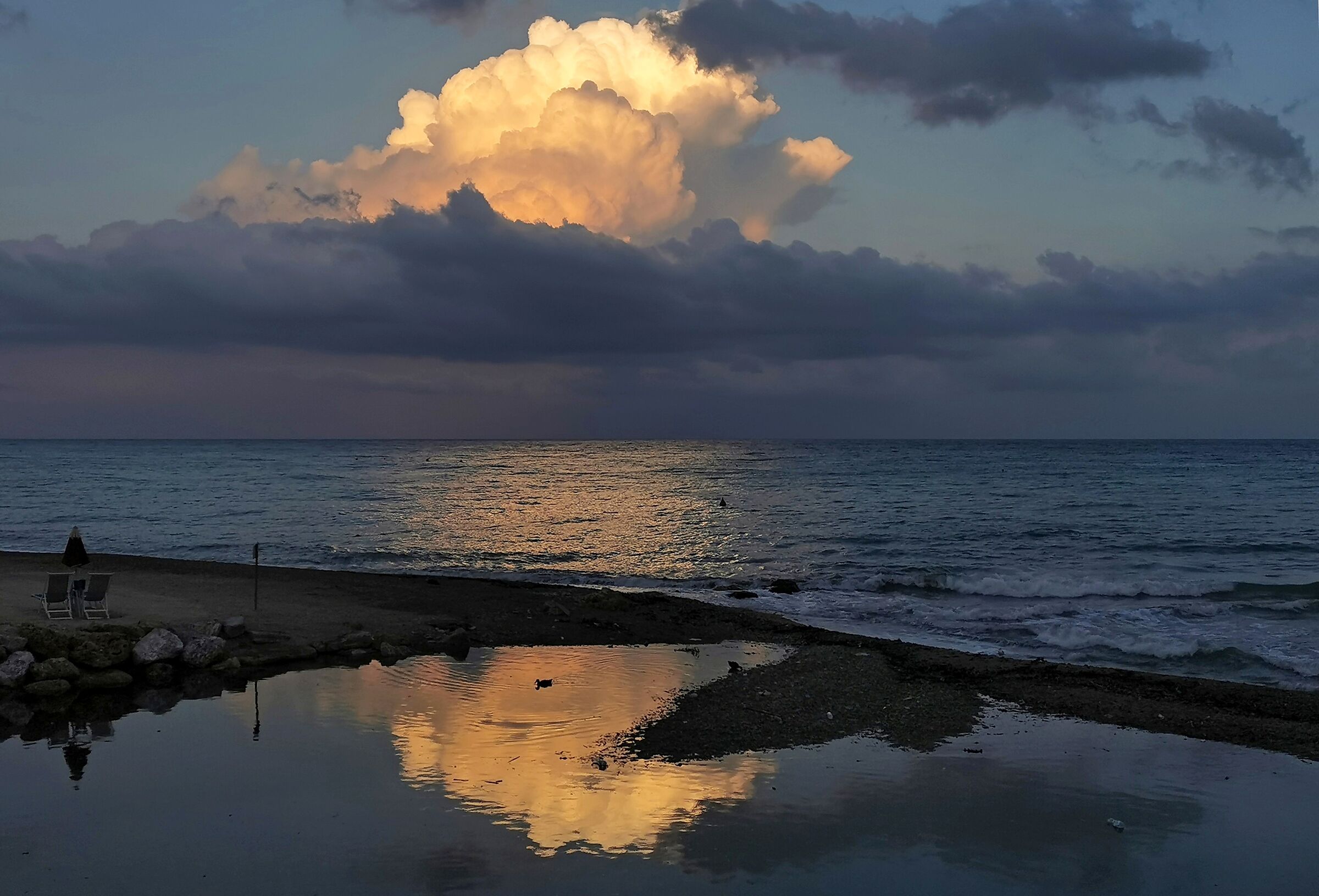 Riflessi al tramonto