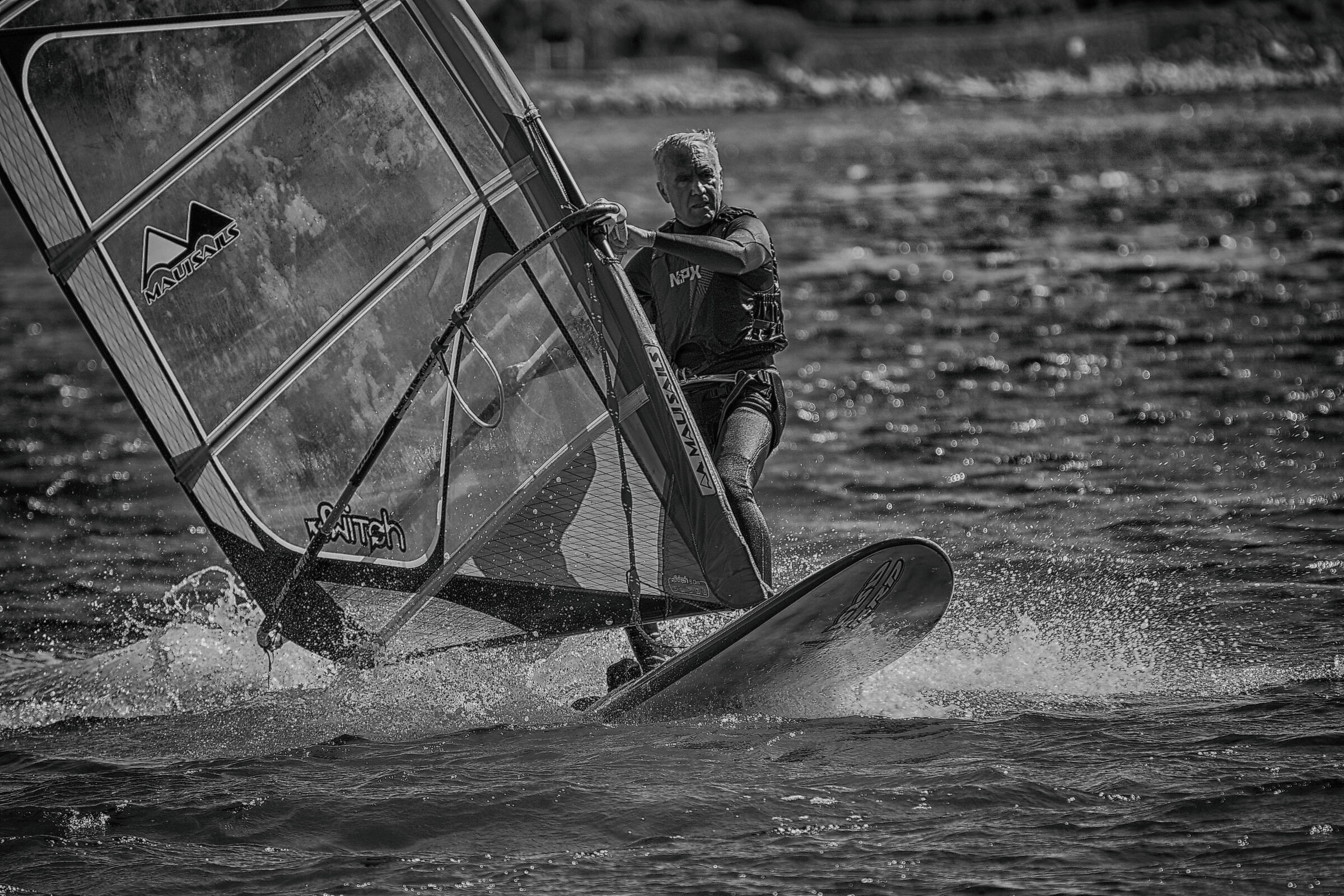Wind surfing portovenere canal