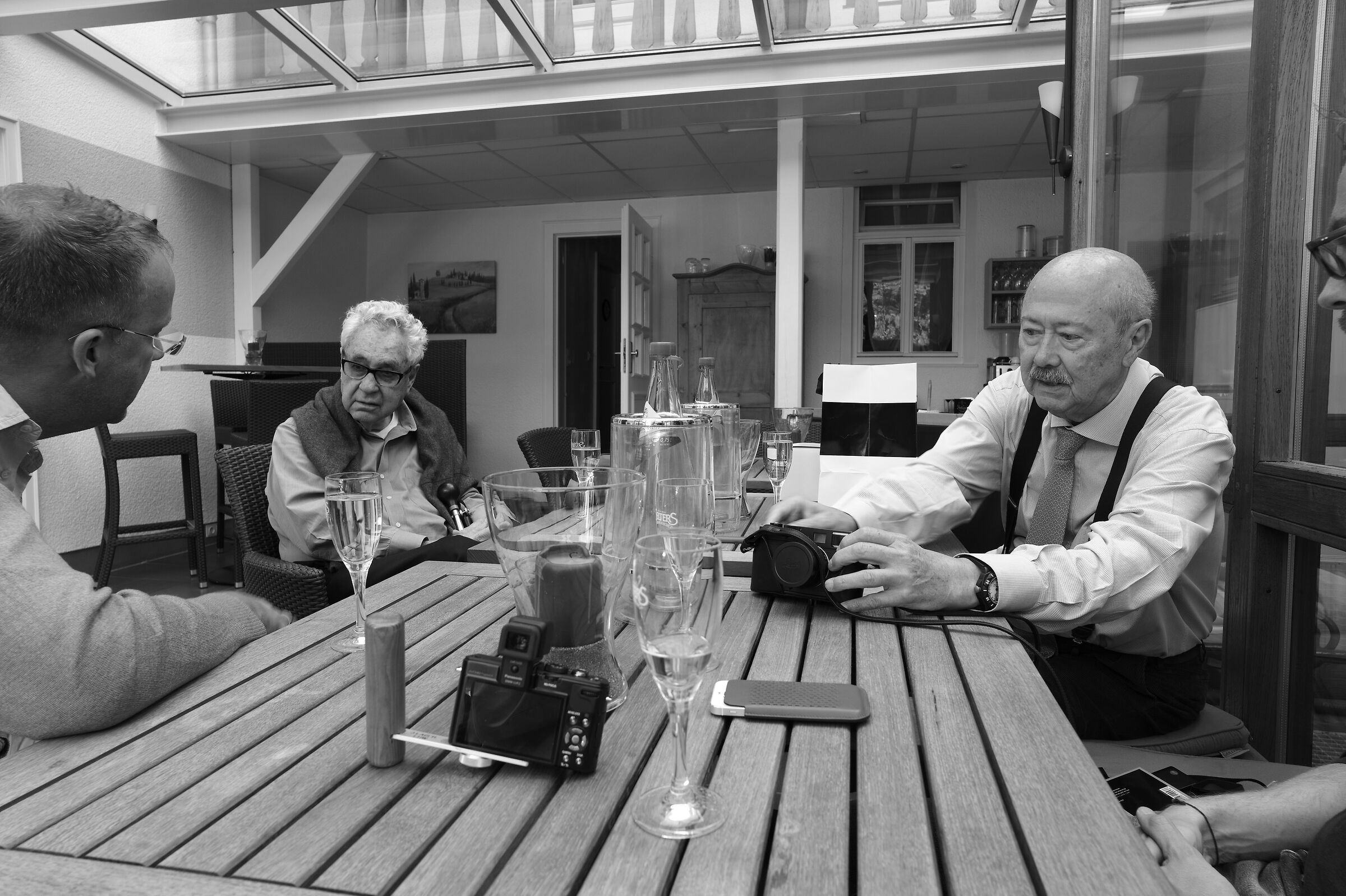 Elliott with us on his visit to Wetzlar