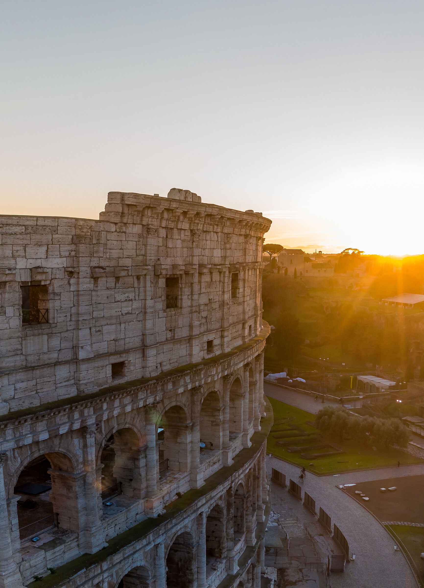 Colosseo al Tramonto
