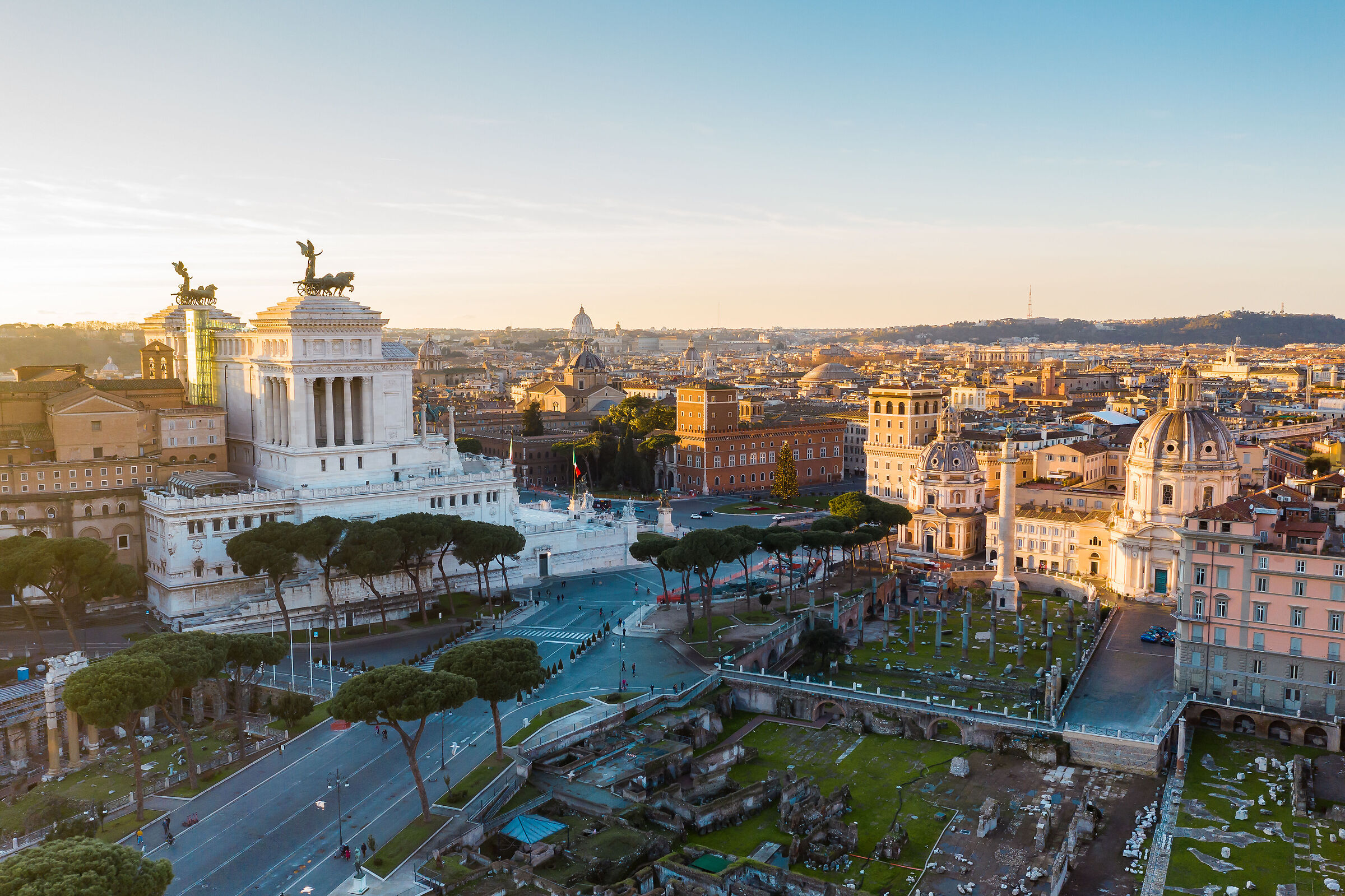 Fori Romani dal cielo