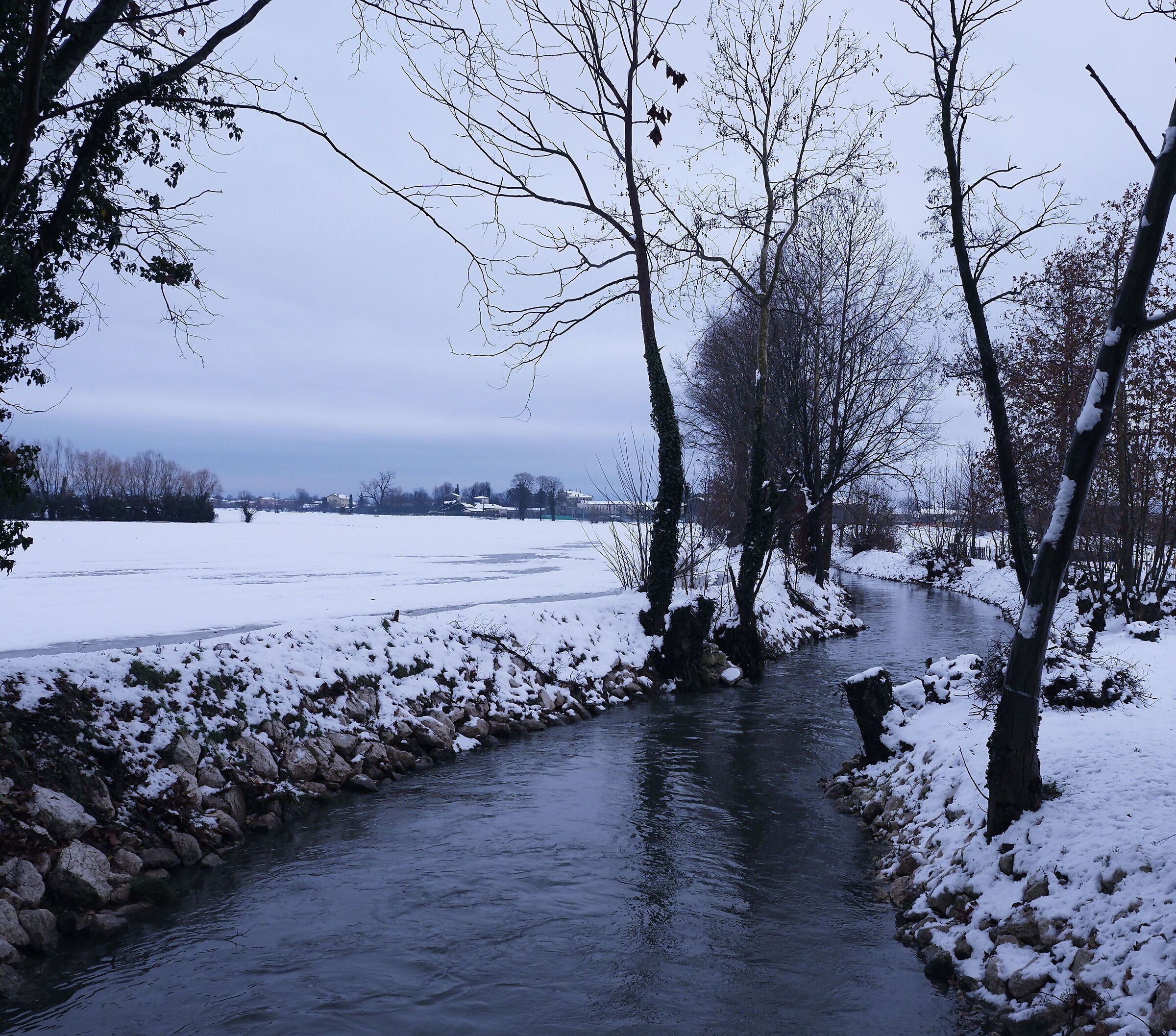 snowy countryside