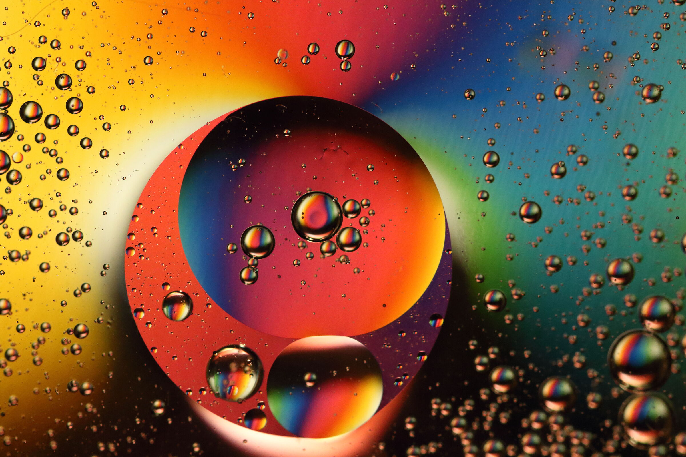 A universe made of water and oil