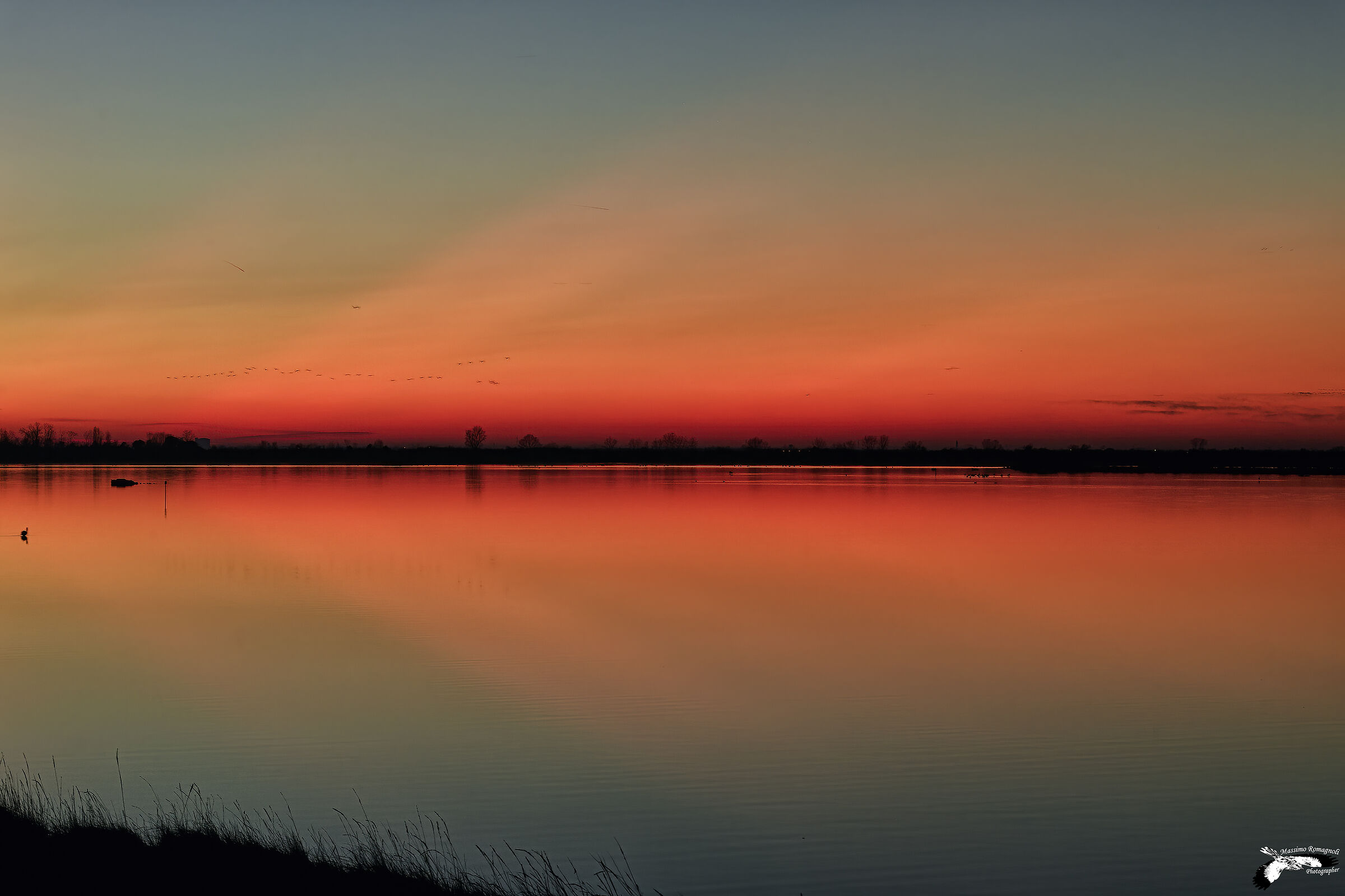 Tramonto sul Delta del Po