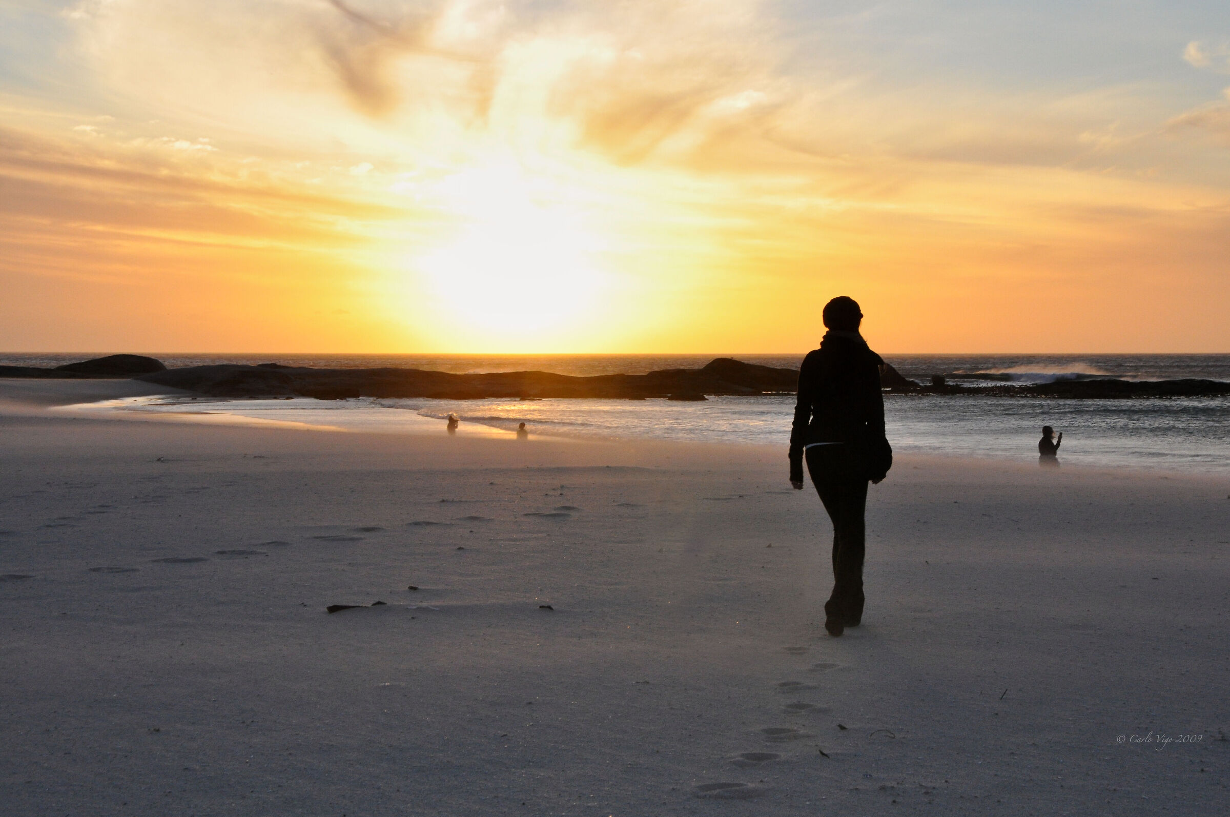 Walking the sea true