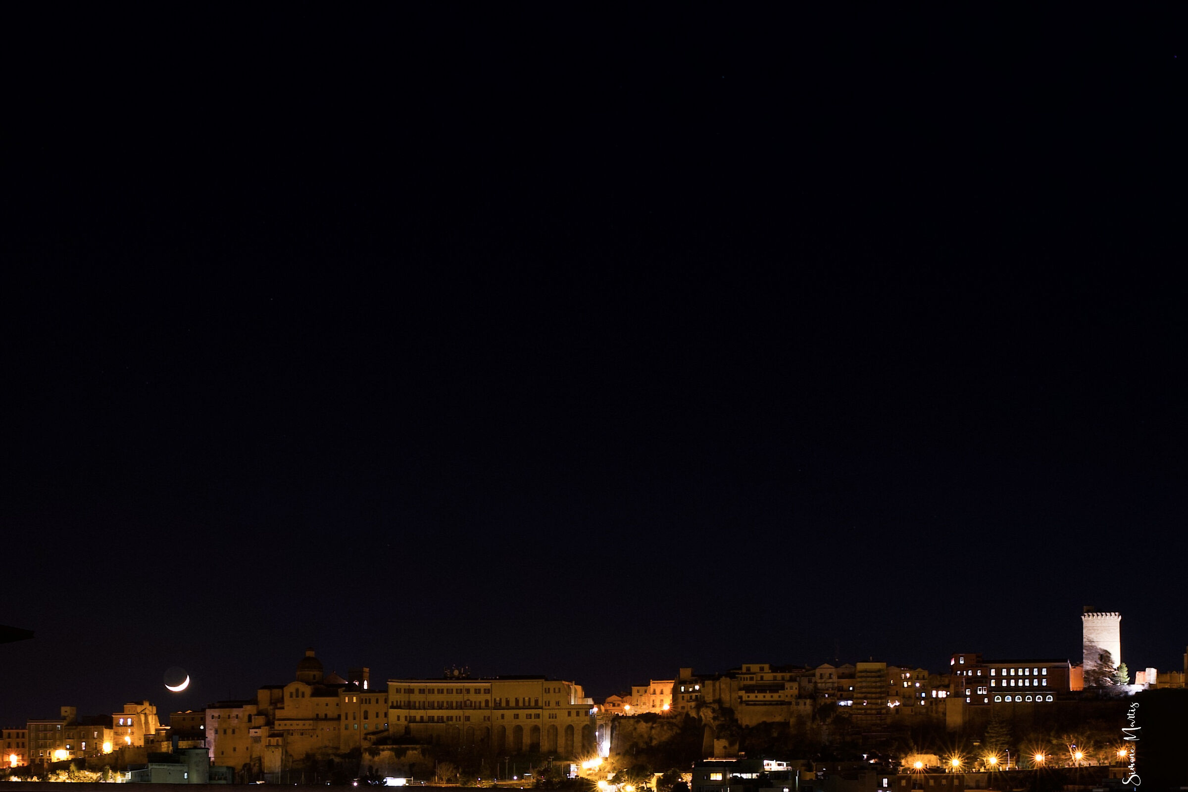 Cagliari by night