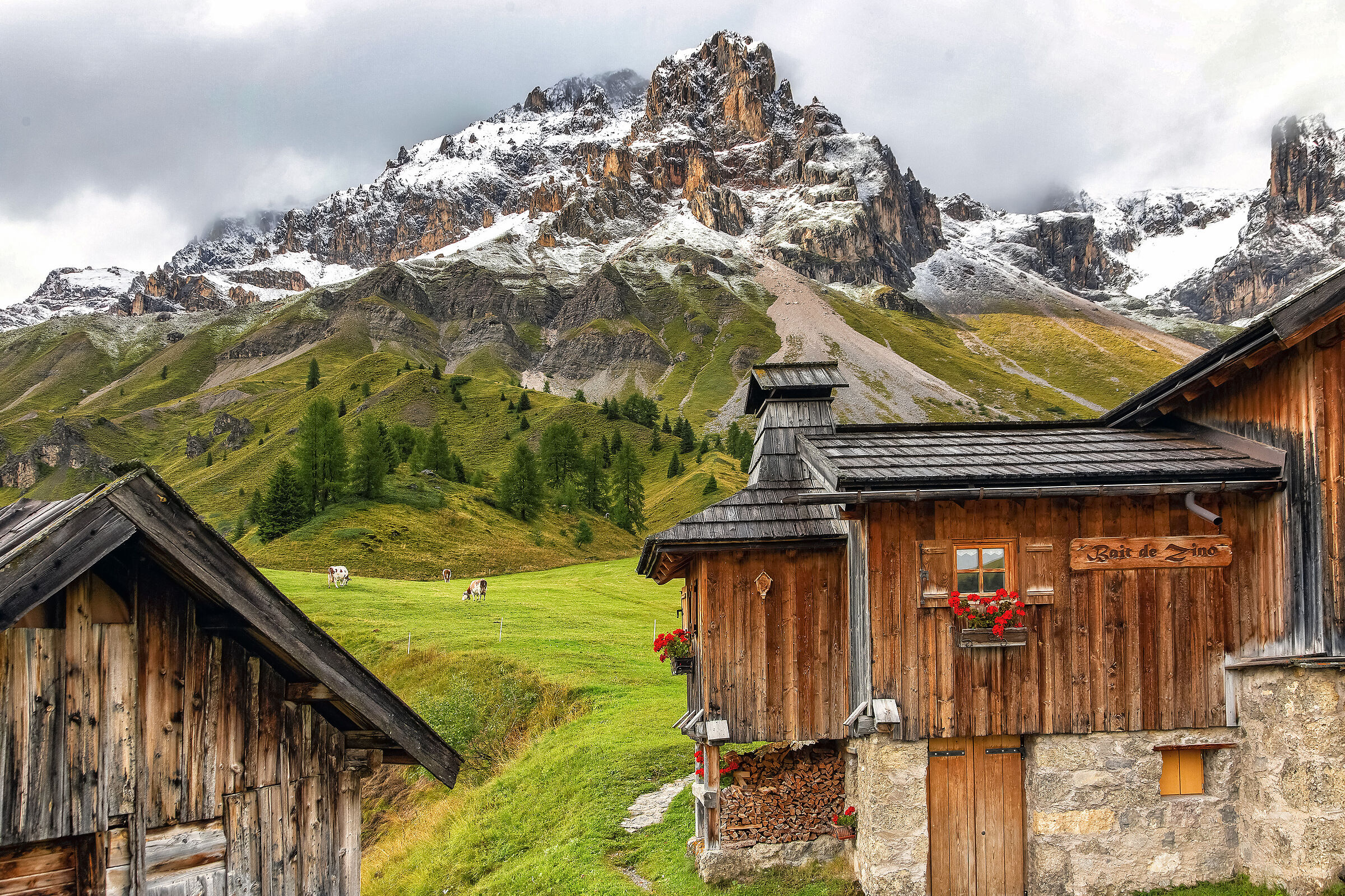 nevicata settembrina sulla cima Uomo - Fuciade